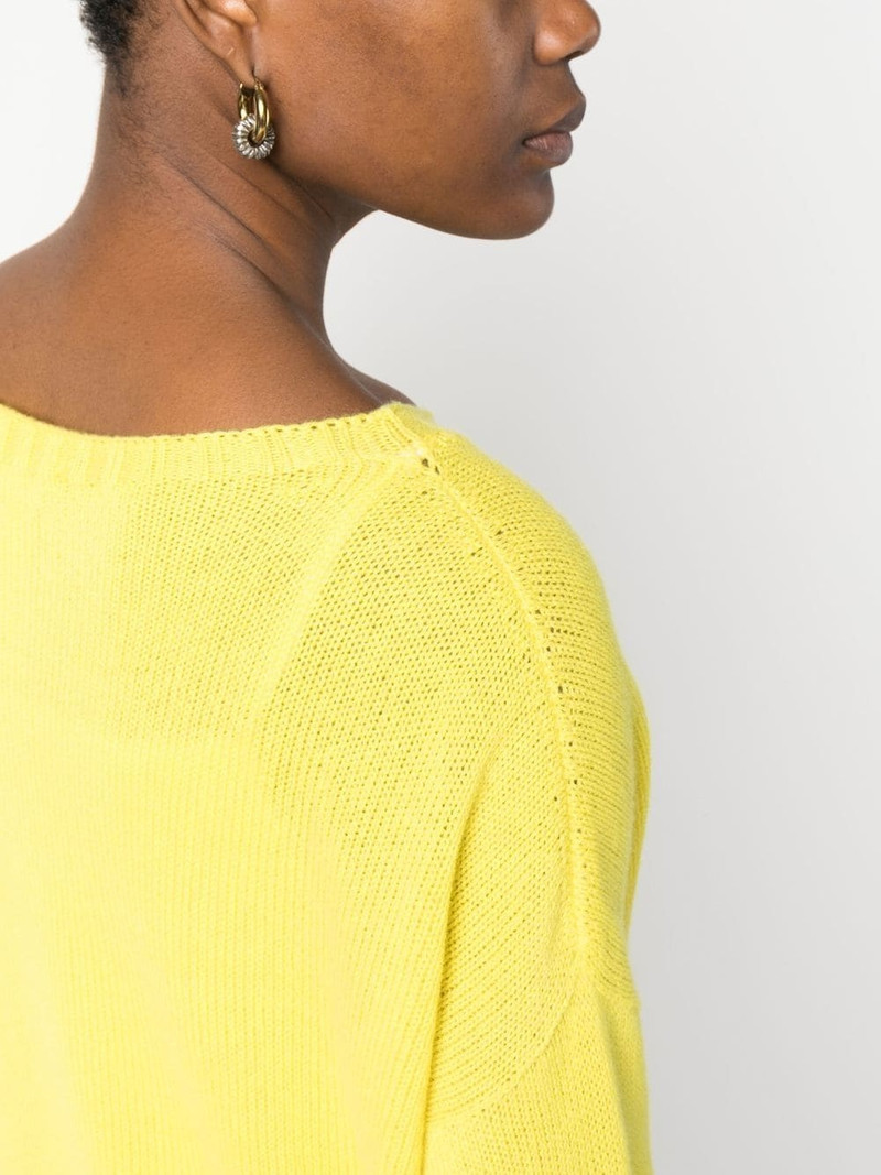 boat-neck cashmere jumper 5