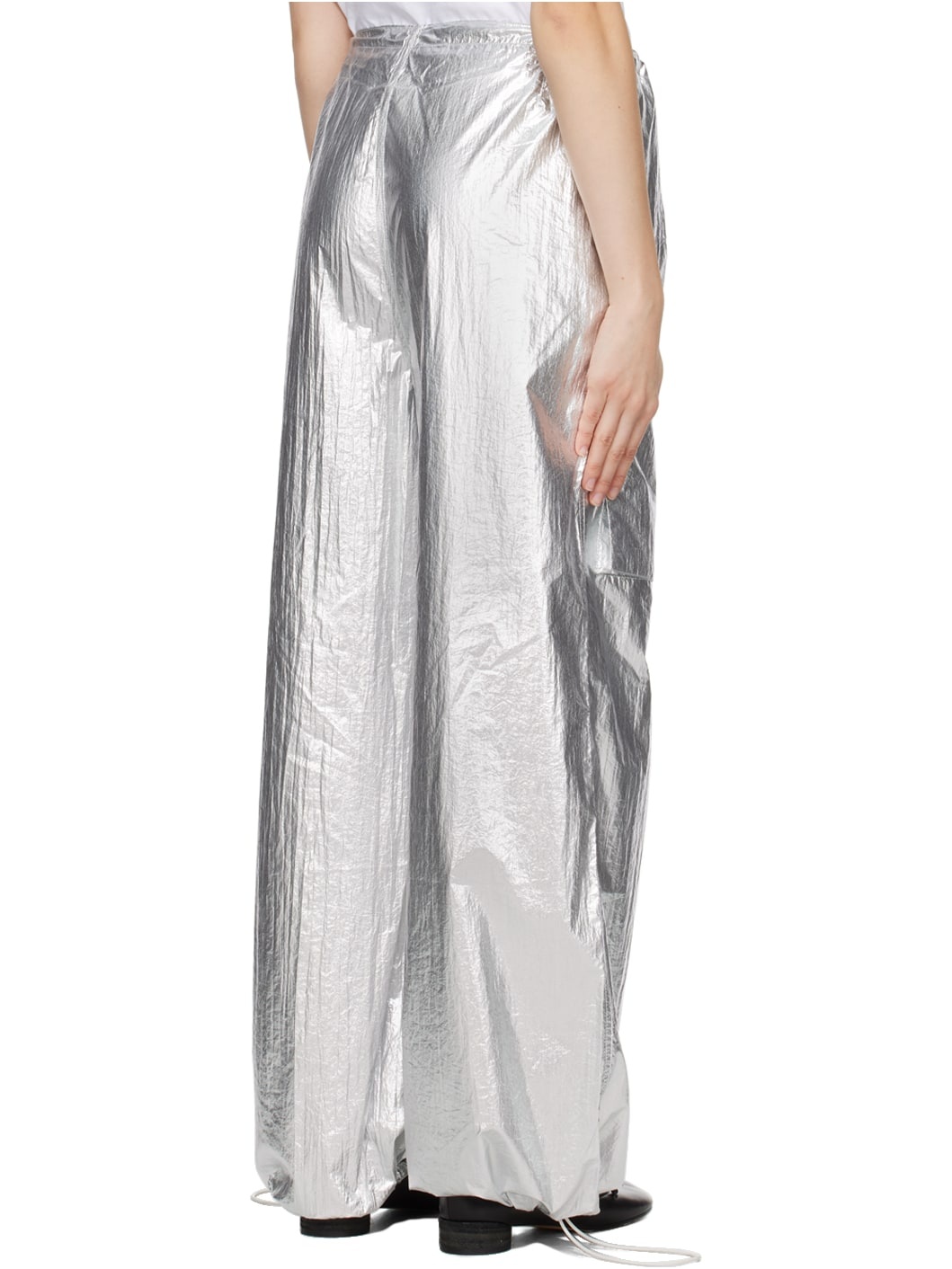Silver Tyvek Trousers - 3