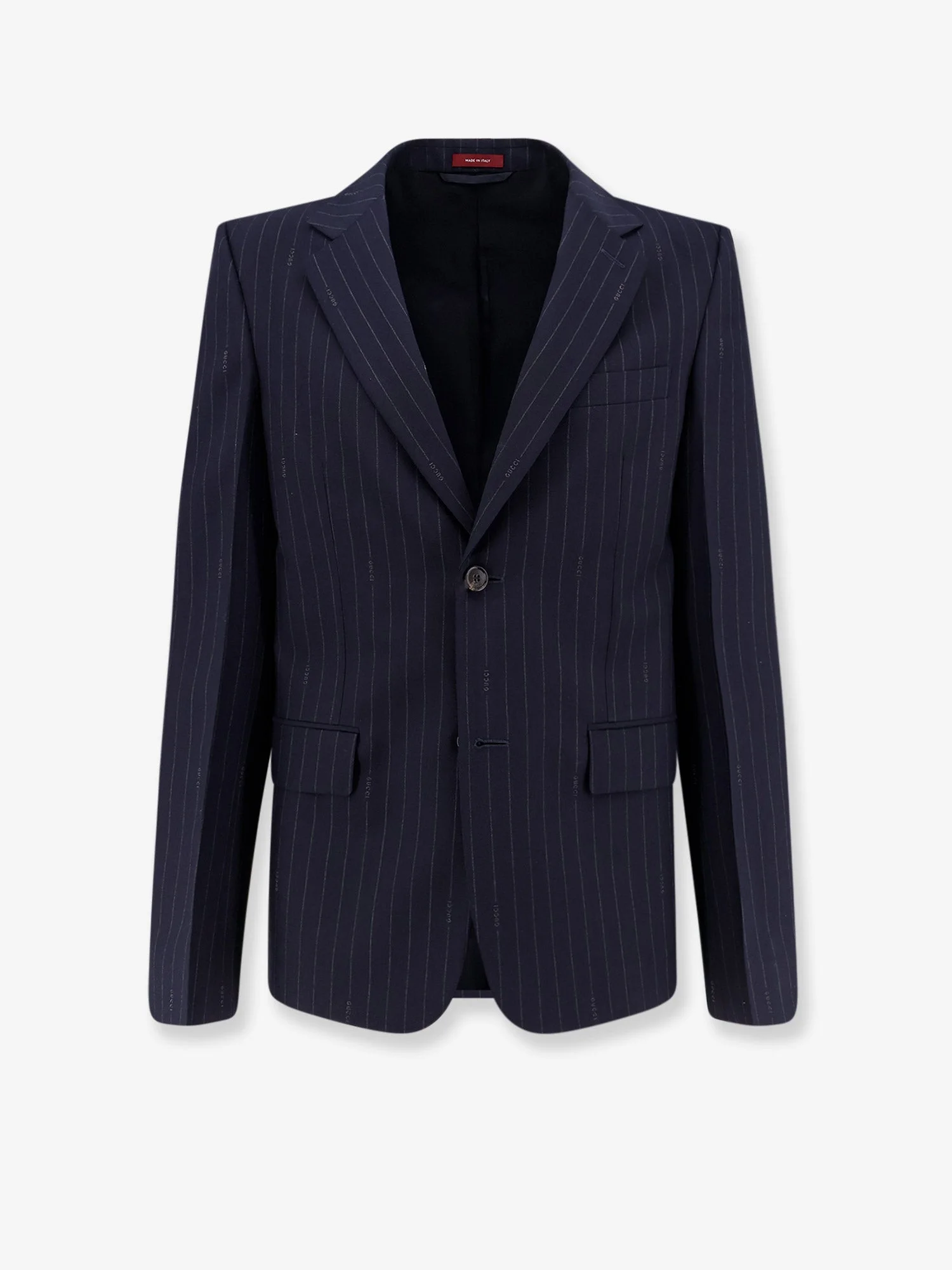 Gucci Gucci Pinstripe Wool Single-Breasted Blazer - 1