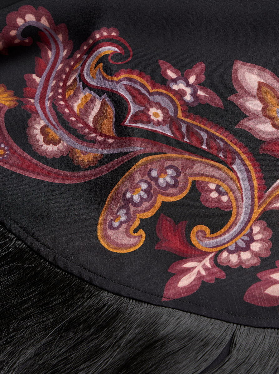 PRINTED SILK DRESS - 6