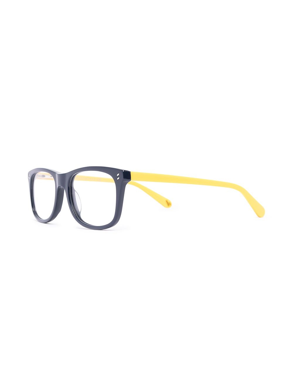 two-tone rectangle glasses - 2