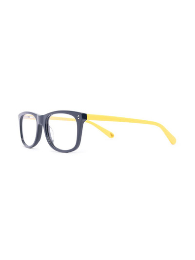 Stella McCartney two-tone rectangle glasses outlook