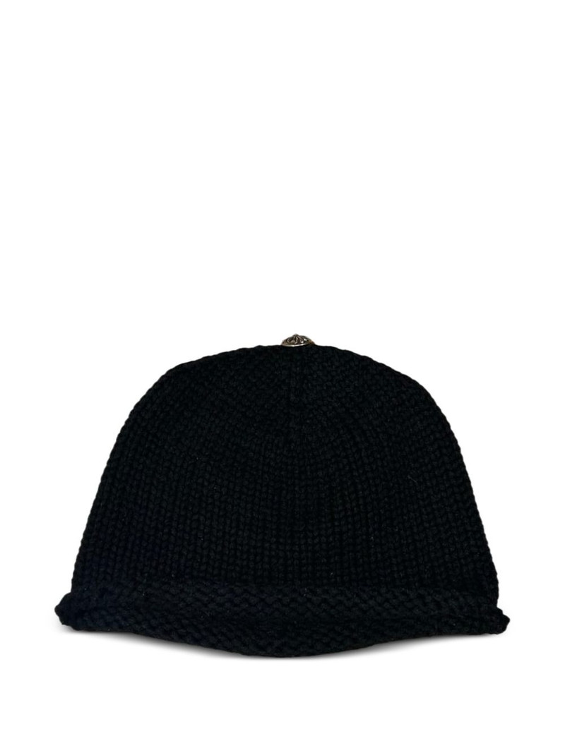 Chrome Hearts cross patch knit beanie outlook
