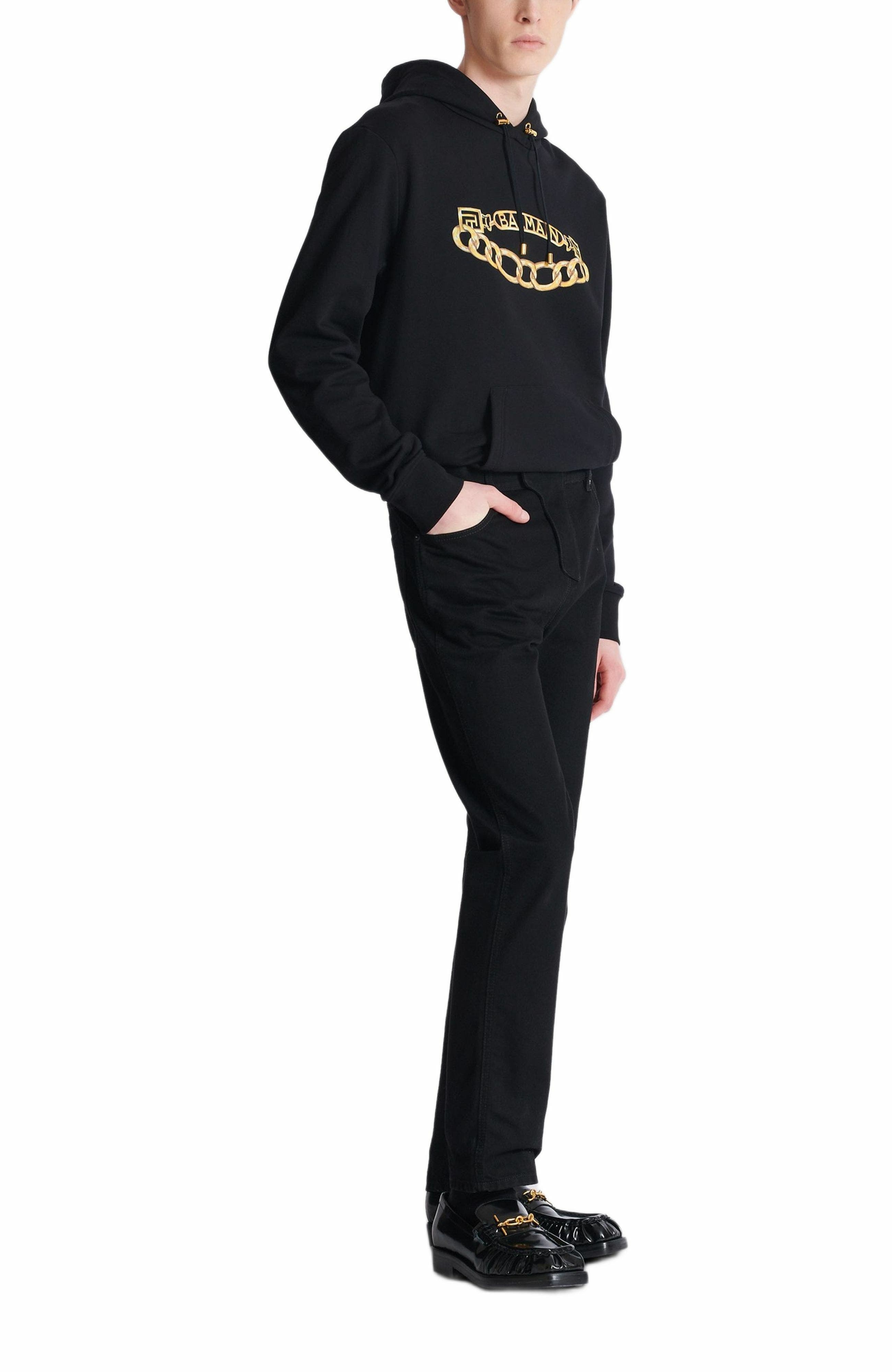 Balmain Regular-fit denim jeans in Black at Nordstrom - 2