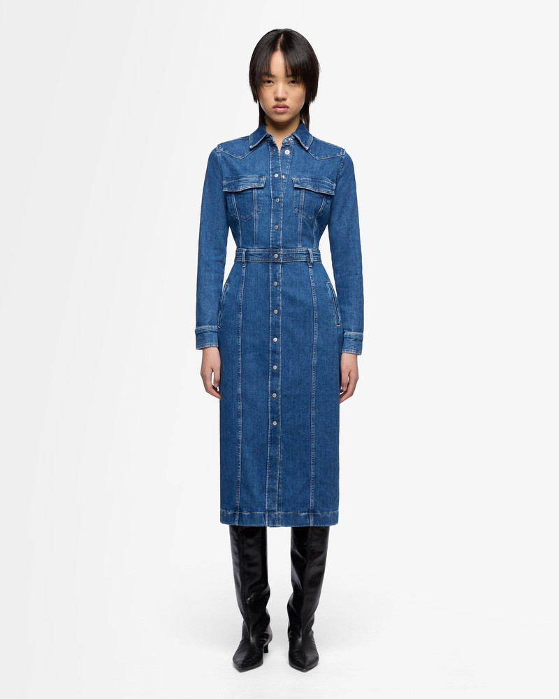 7 For All Mankind Left Hand Luxe Dress in Missy outlook