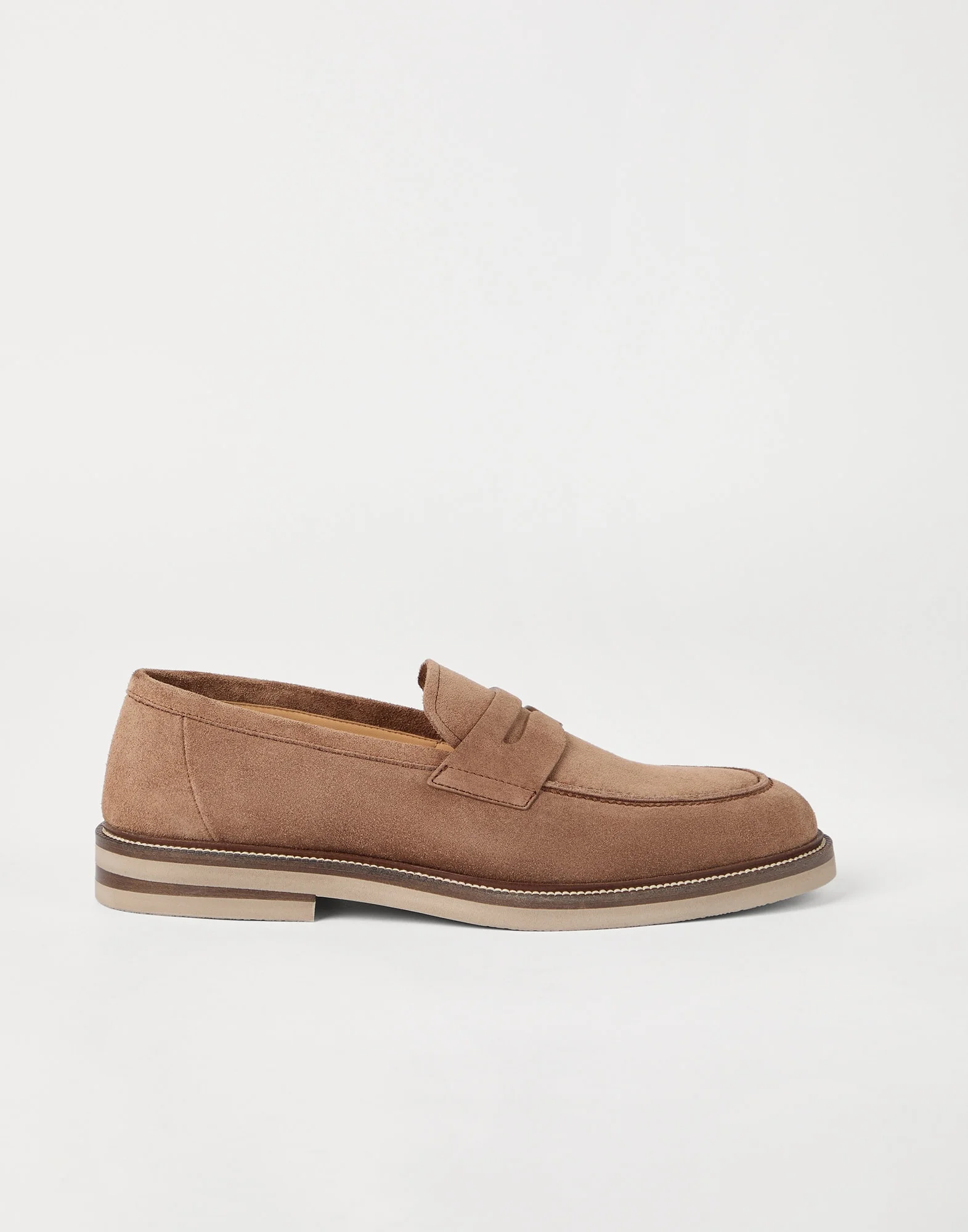 Brunello Cucinelli Suede penny loafers | REVERSIBLE display picture 2