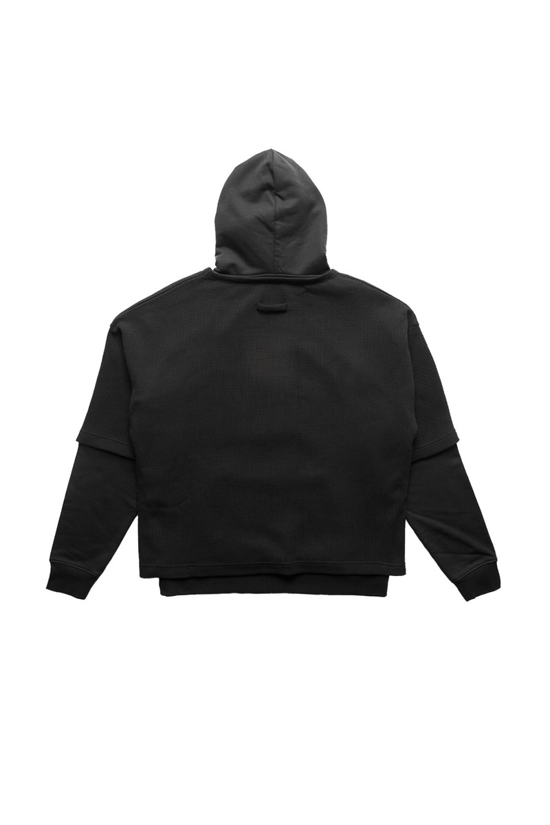 Jean Paul Gaultier Jean Paul Gaultier Double Sleeve Oversized Hoodie With Embossed "JPG" outlook