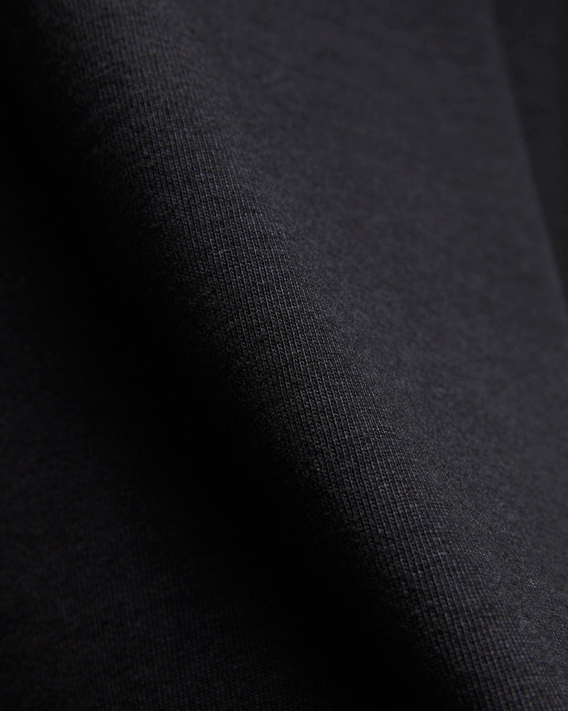 Pure Blue Japan Super Heavyweight Jersey T-Shirt in Black Indigo outlook