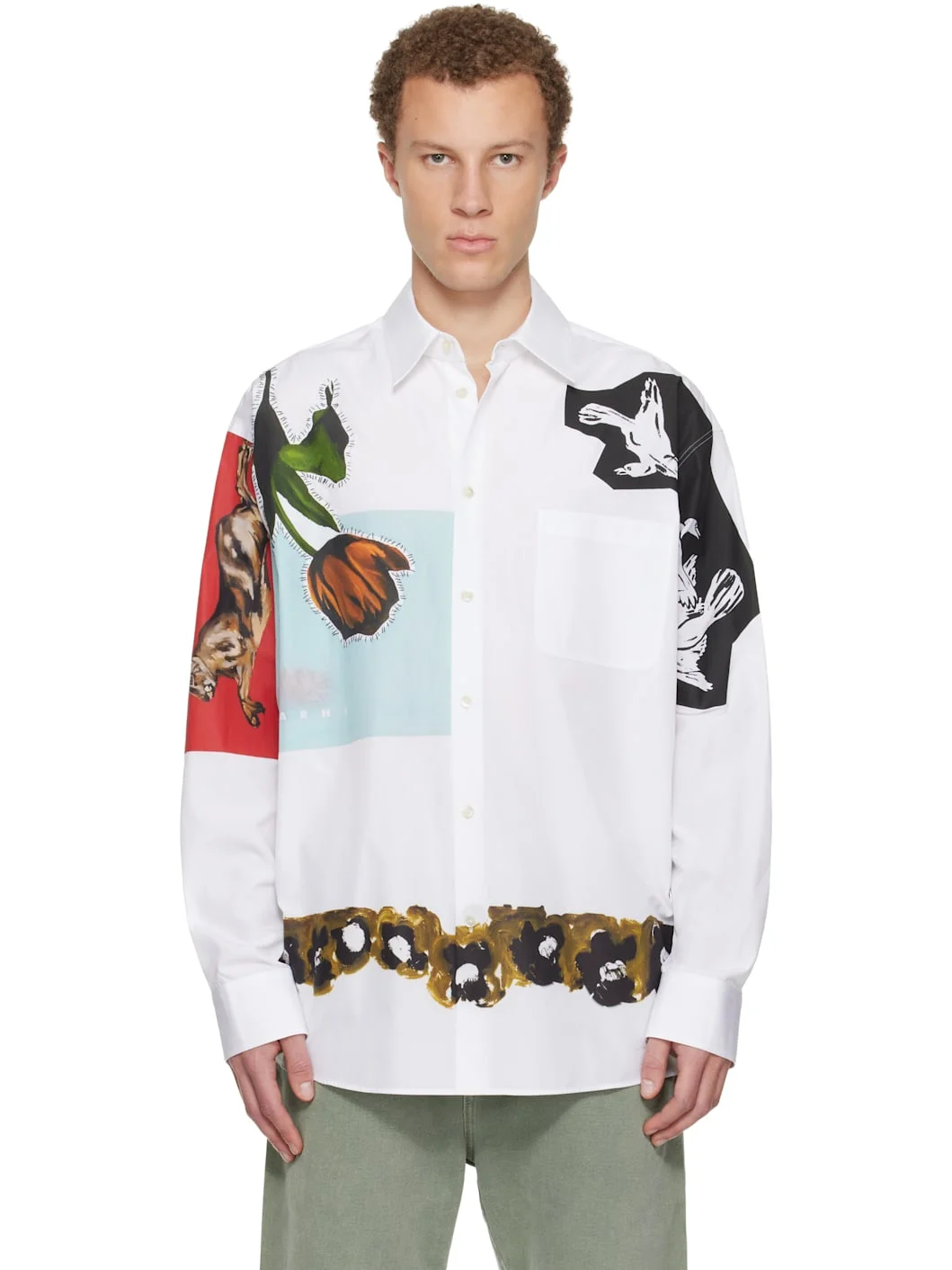 White Artists' Capsule Poplin Shirt - 1