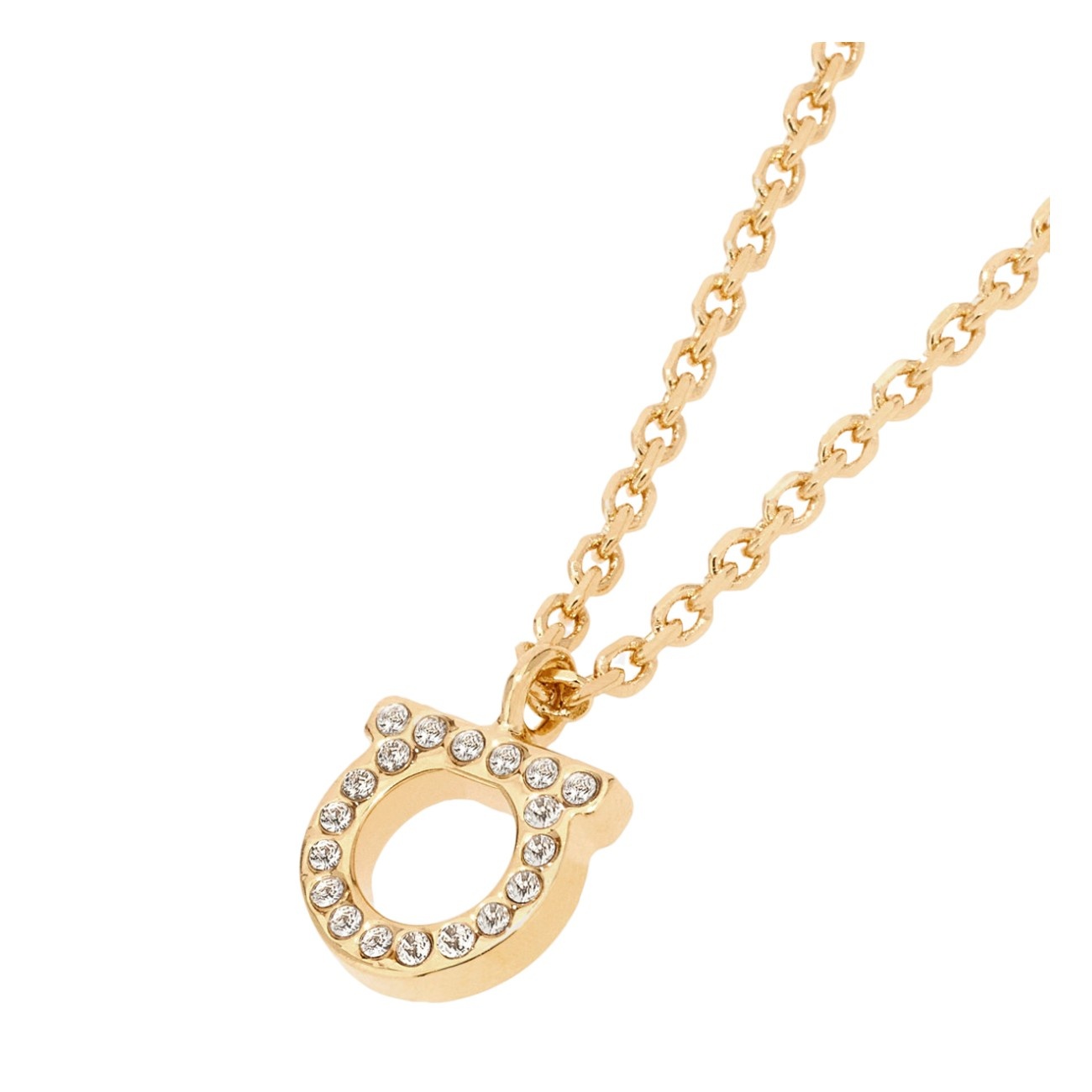 Ferragamo Women Gancini Crystals Necklace - 2