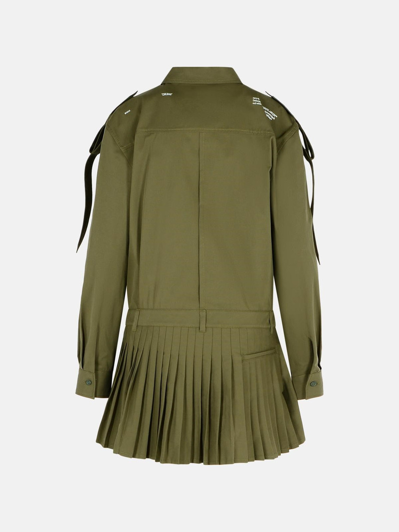 Off-White 'SAVANA' GREEN COTTON DRESS outlook