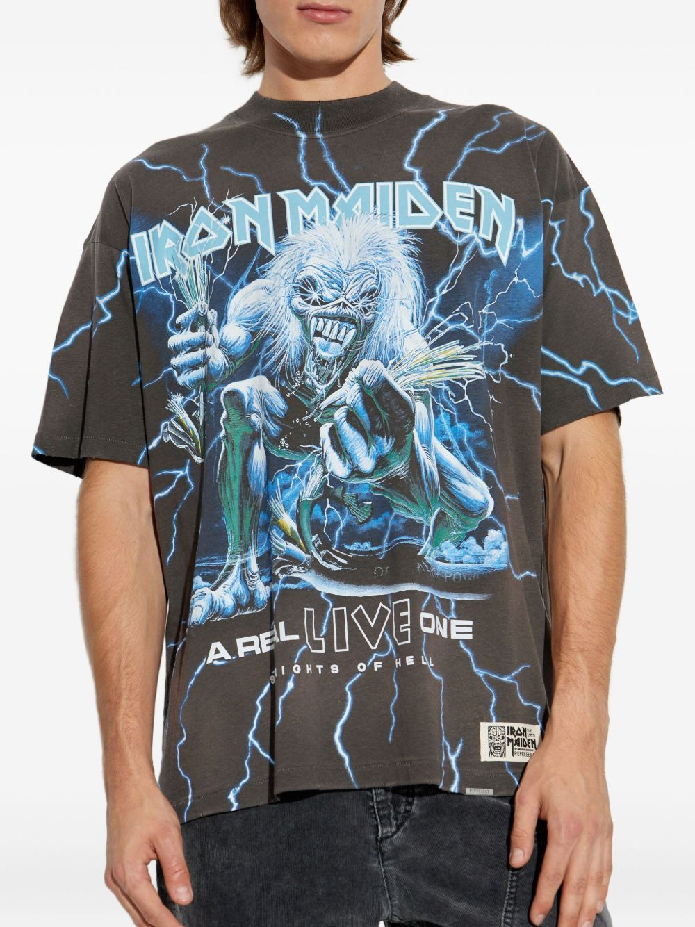 x Iron Maiden graphic-print T-shirt - 3