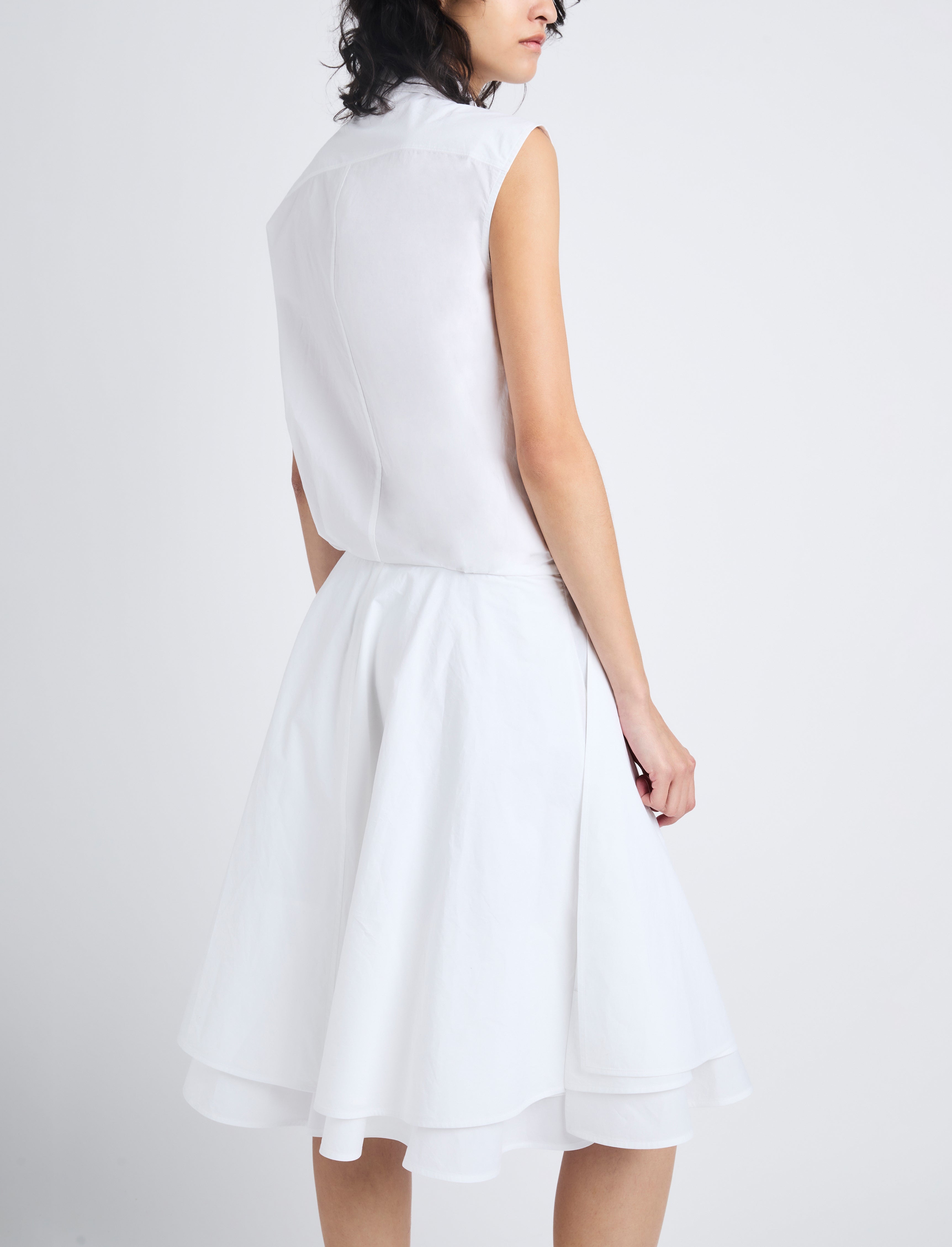 Cindy Dress in Washed Cotton Poplin - 5