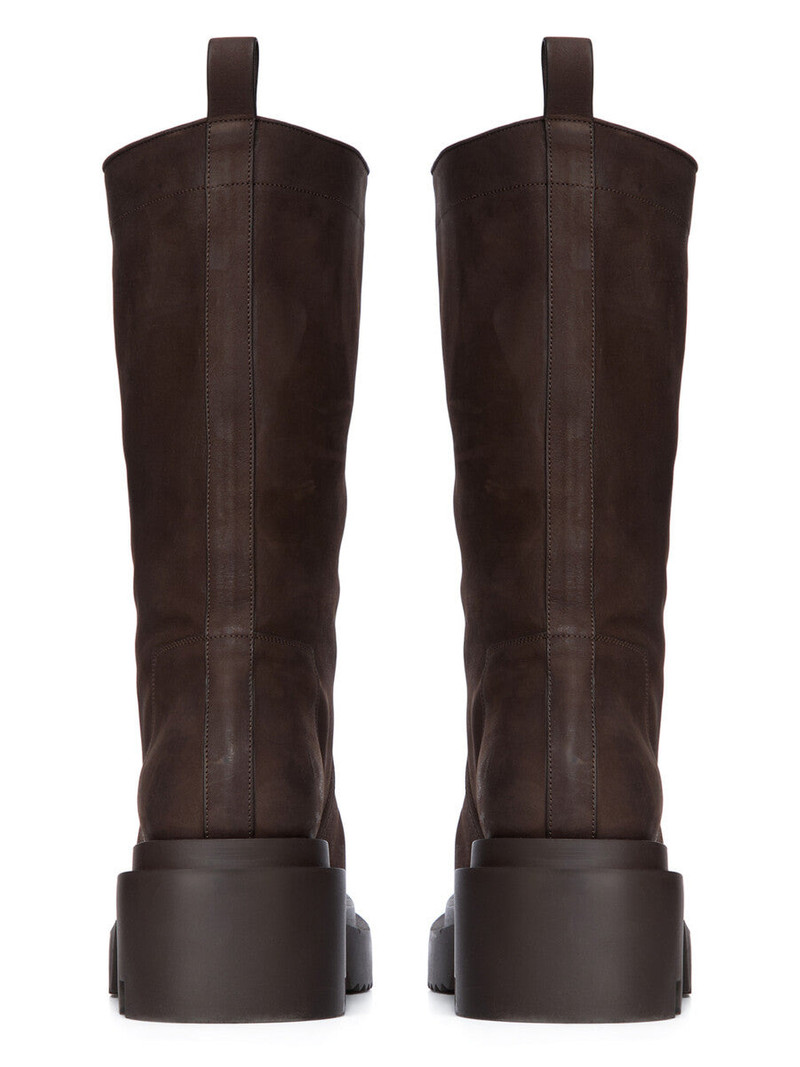 60mm platform leather boots 4