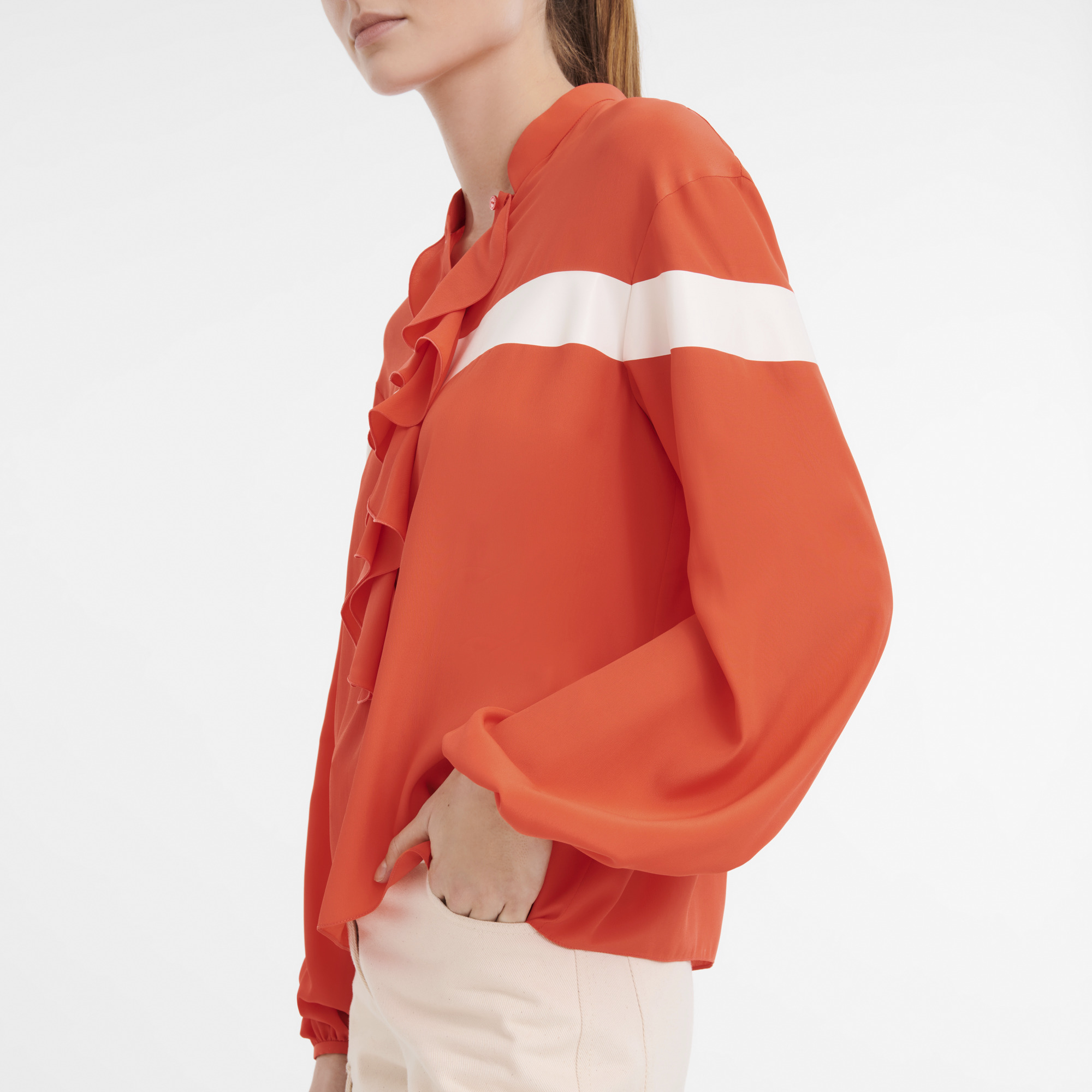 Fall-Winter 2023 Collection Blouse Orange - OTHER - 3
