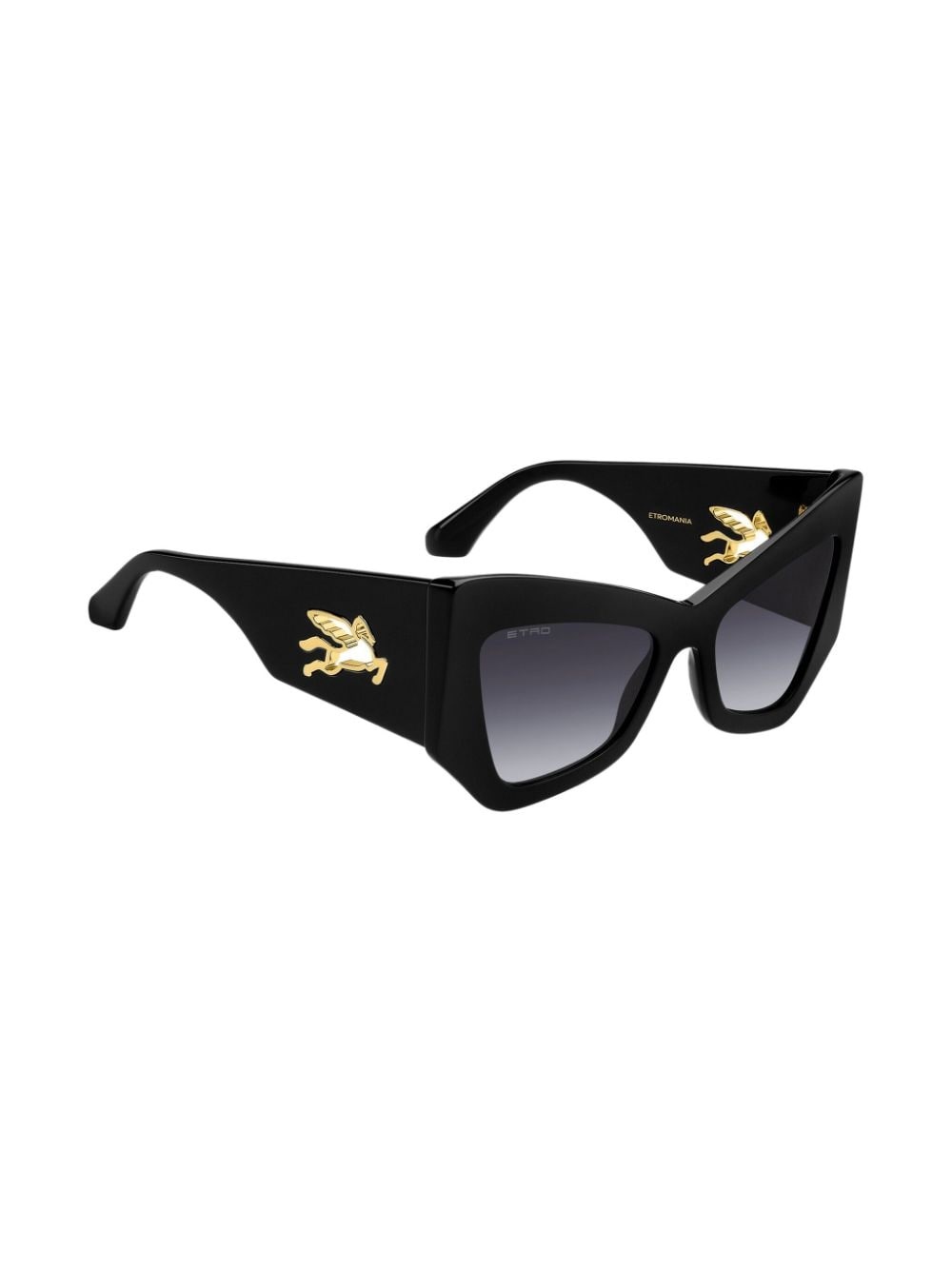 gold-tone logo sunglasses - 2