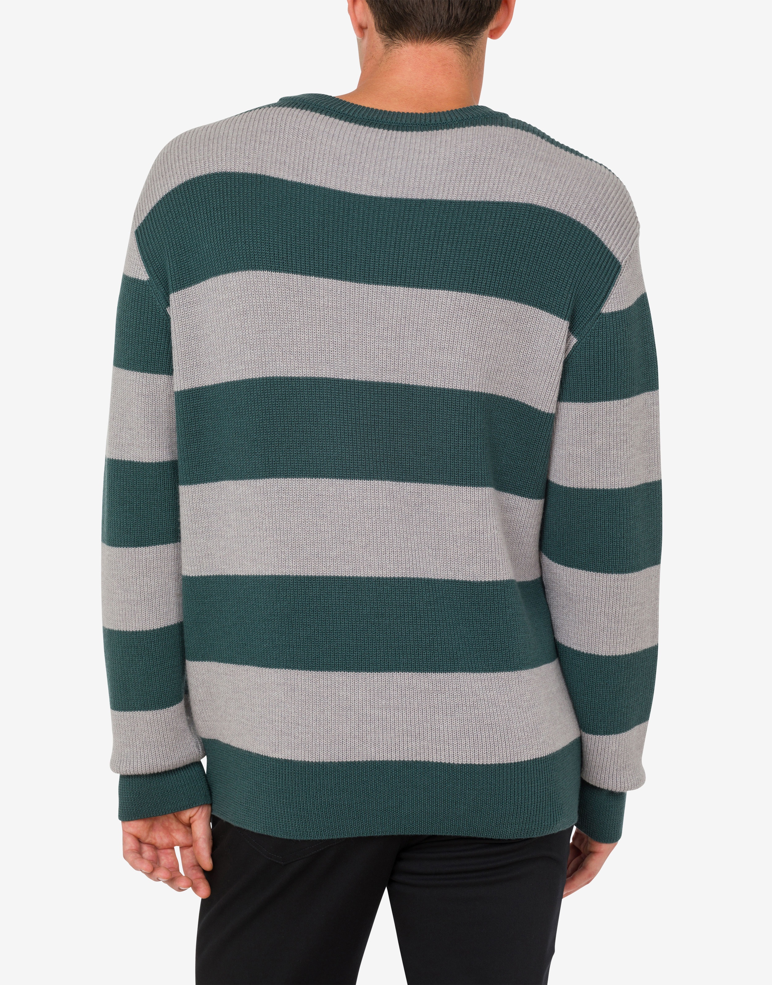 TEDDY PATCH WOOL STRIPED JUMPER - 3