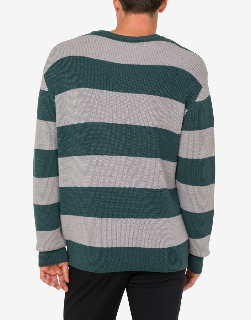 TEDDY PATCH WOOL STRIPED JUMPER 3