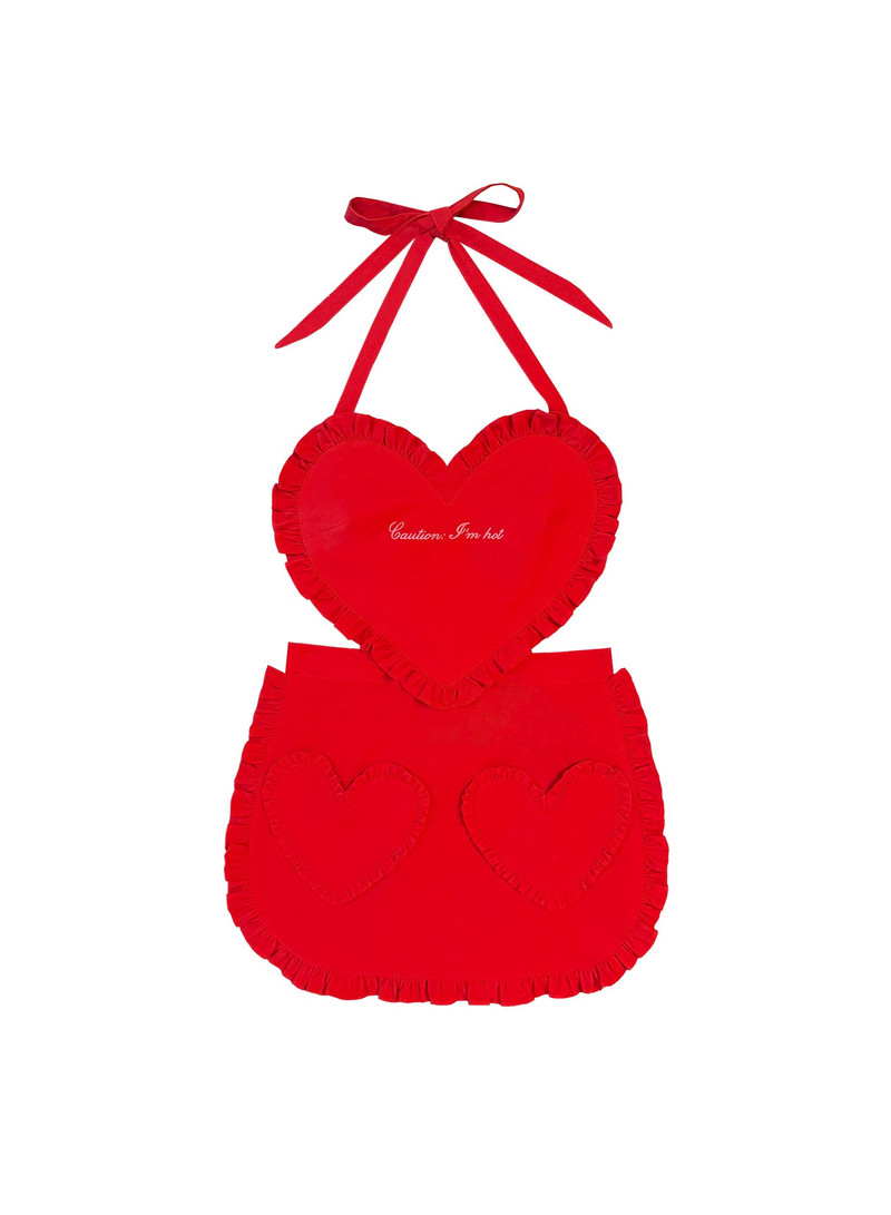 Ruffle Heart Apron 8