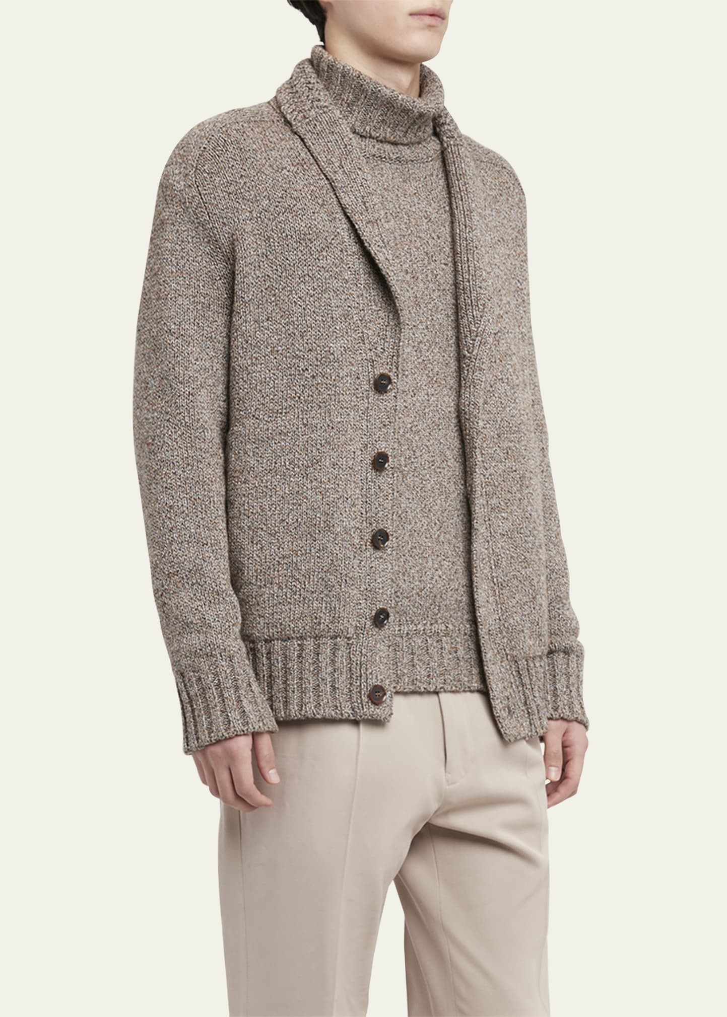 Men's Oasi Cashmere Cardigan Jacket - 4
