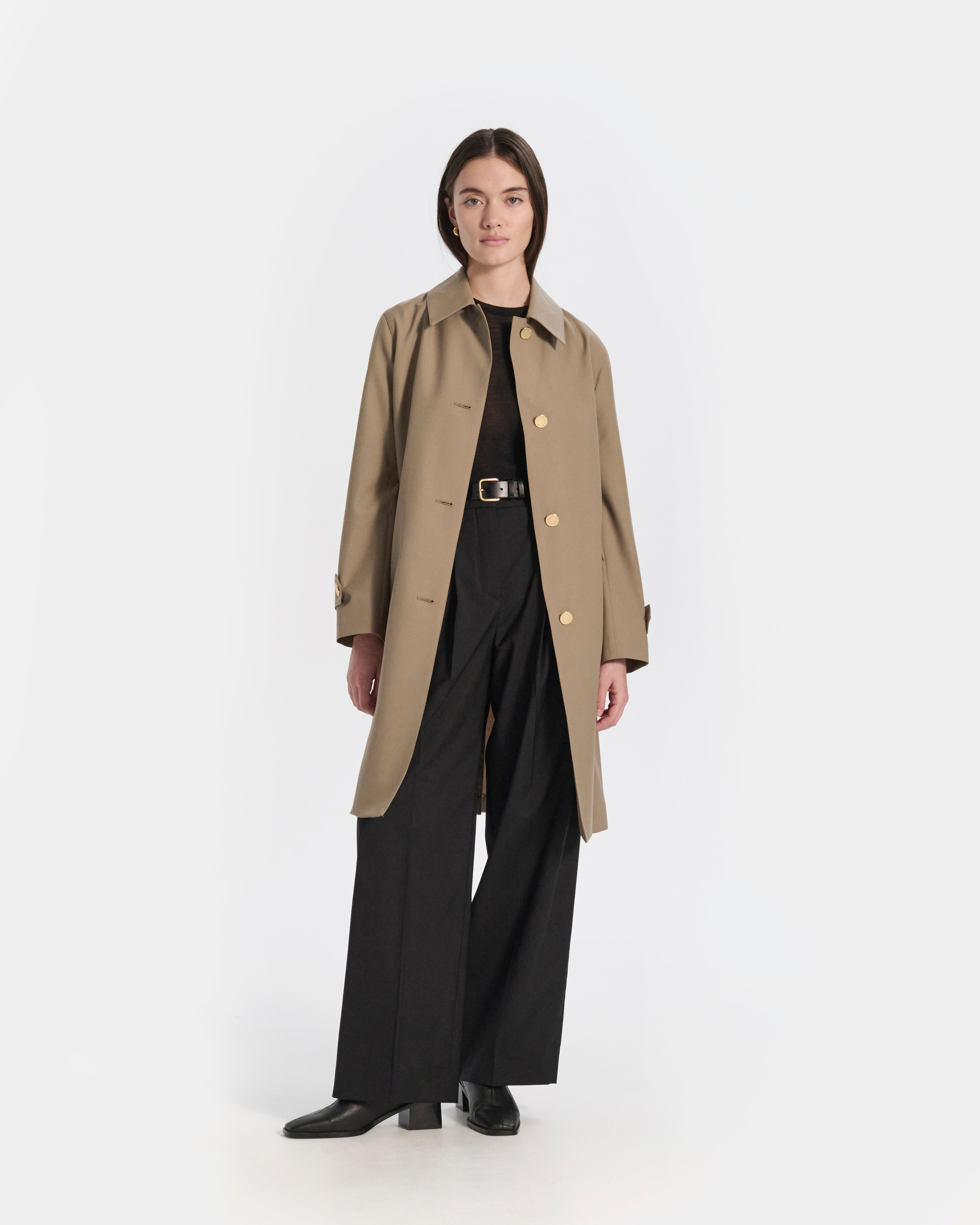 Banton Wool 3/4 Length Coat - 2