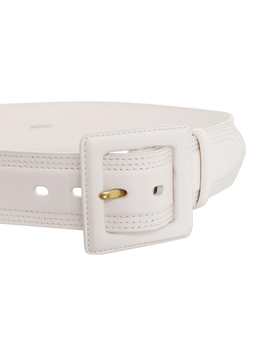 TOP STITCH WAIST BELT - 3