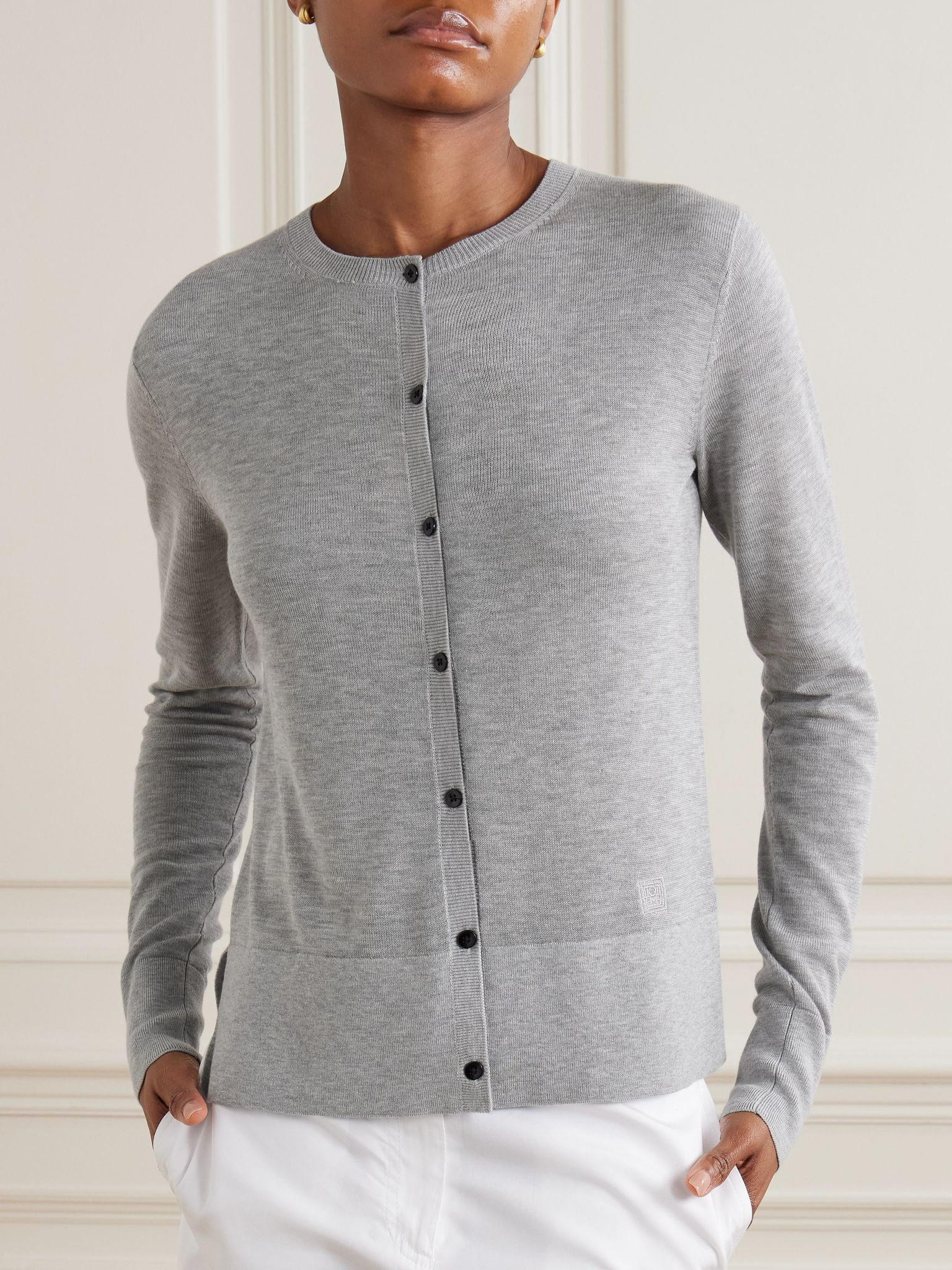 Lyocell-blend cardigan Gray - 3