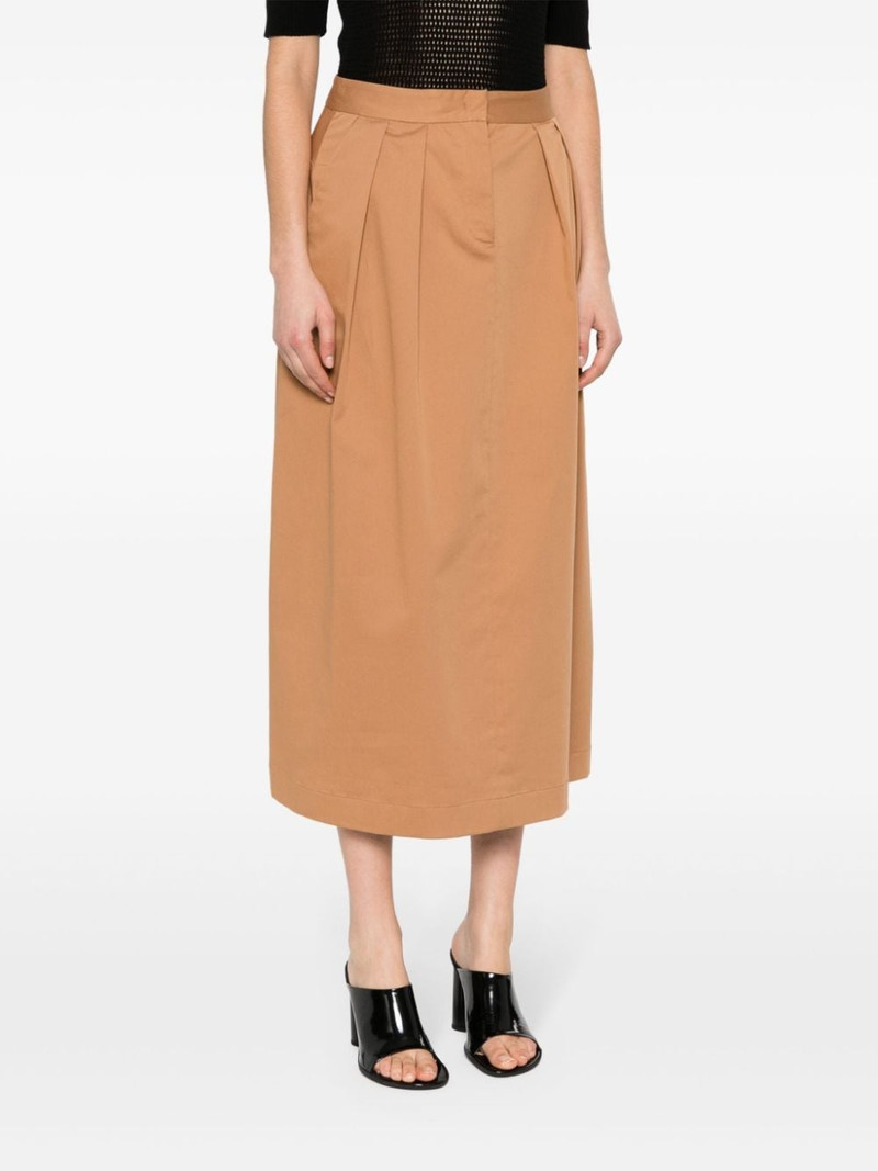 pleat-detailing maxi skirt 3