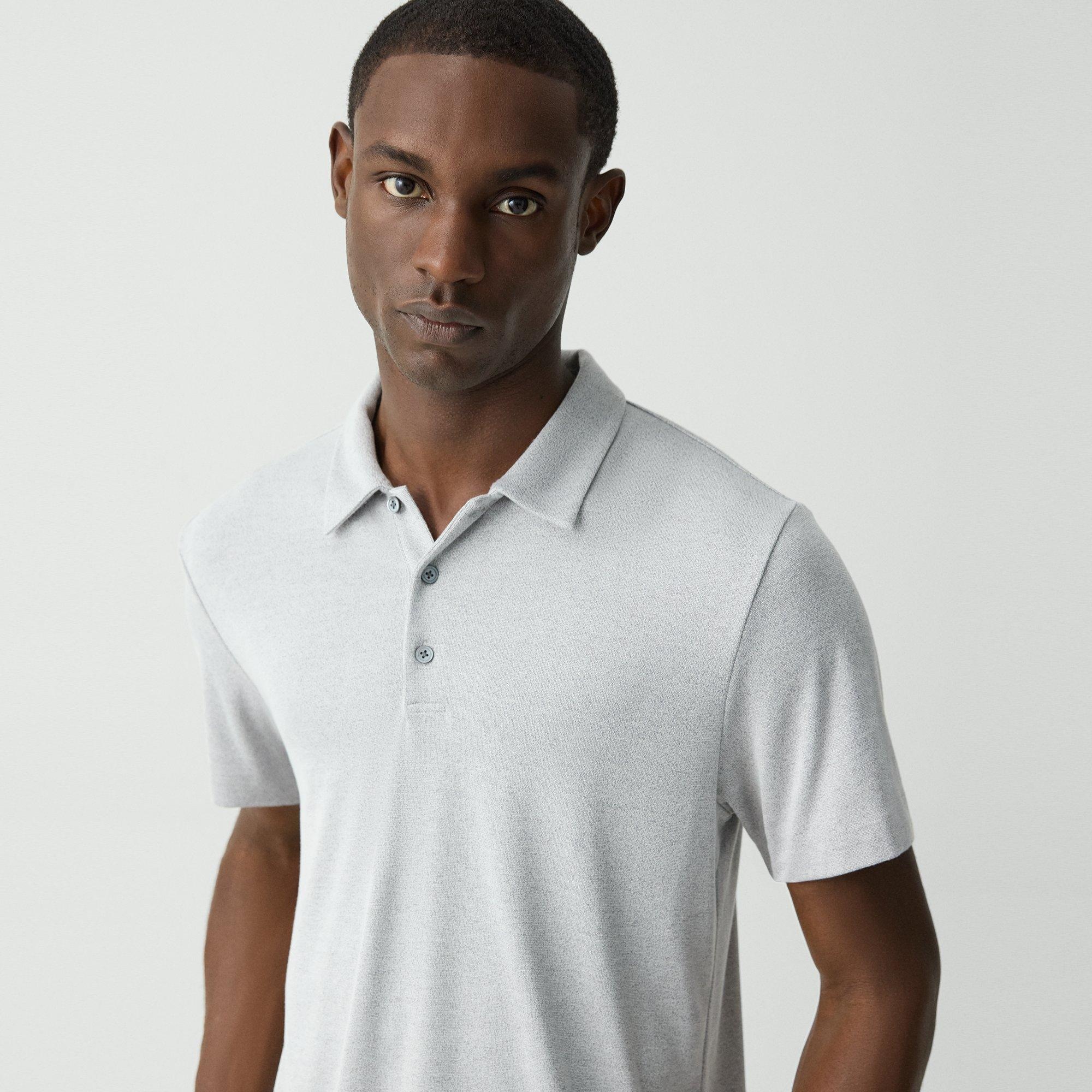 Bron Polo Shirt in Anemone Modal Jersey - 5