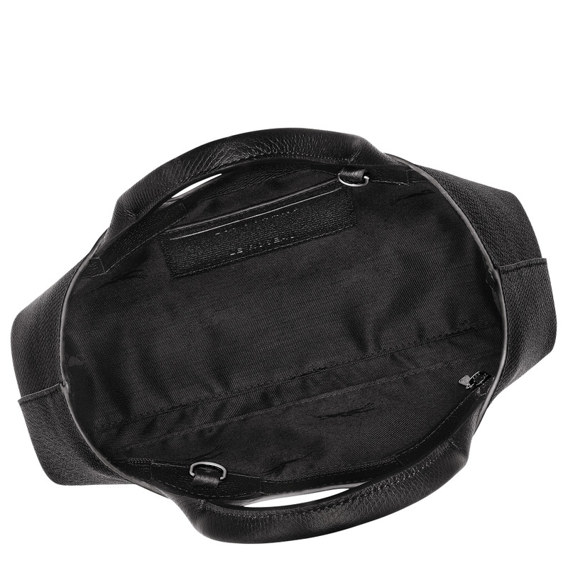 Le Roseau S Handbag Black - Leather 5