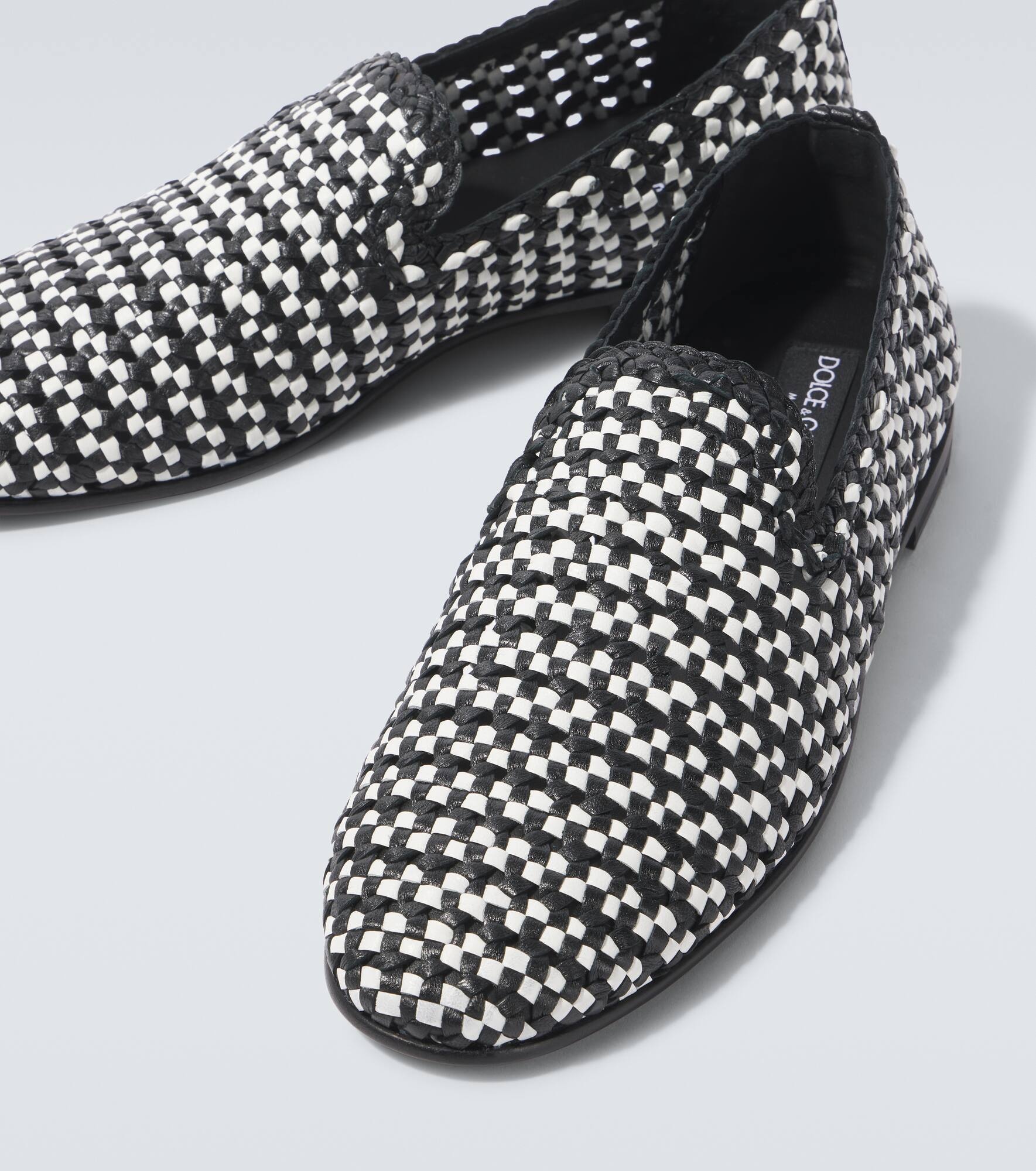 Formale woven leather loafers - 3