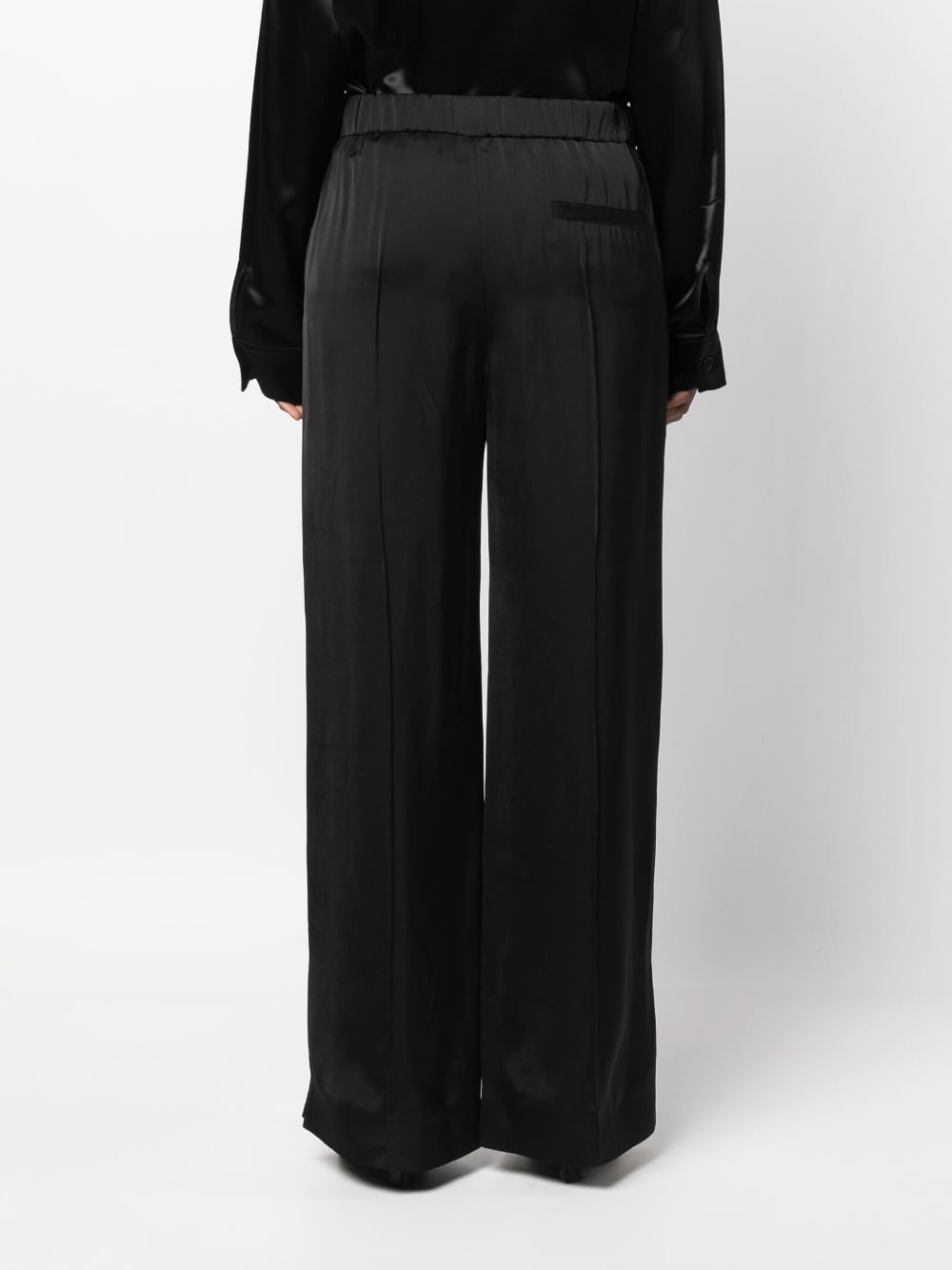 elasticated straight-leg trousers - 4