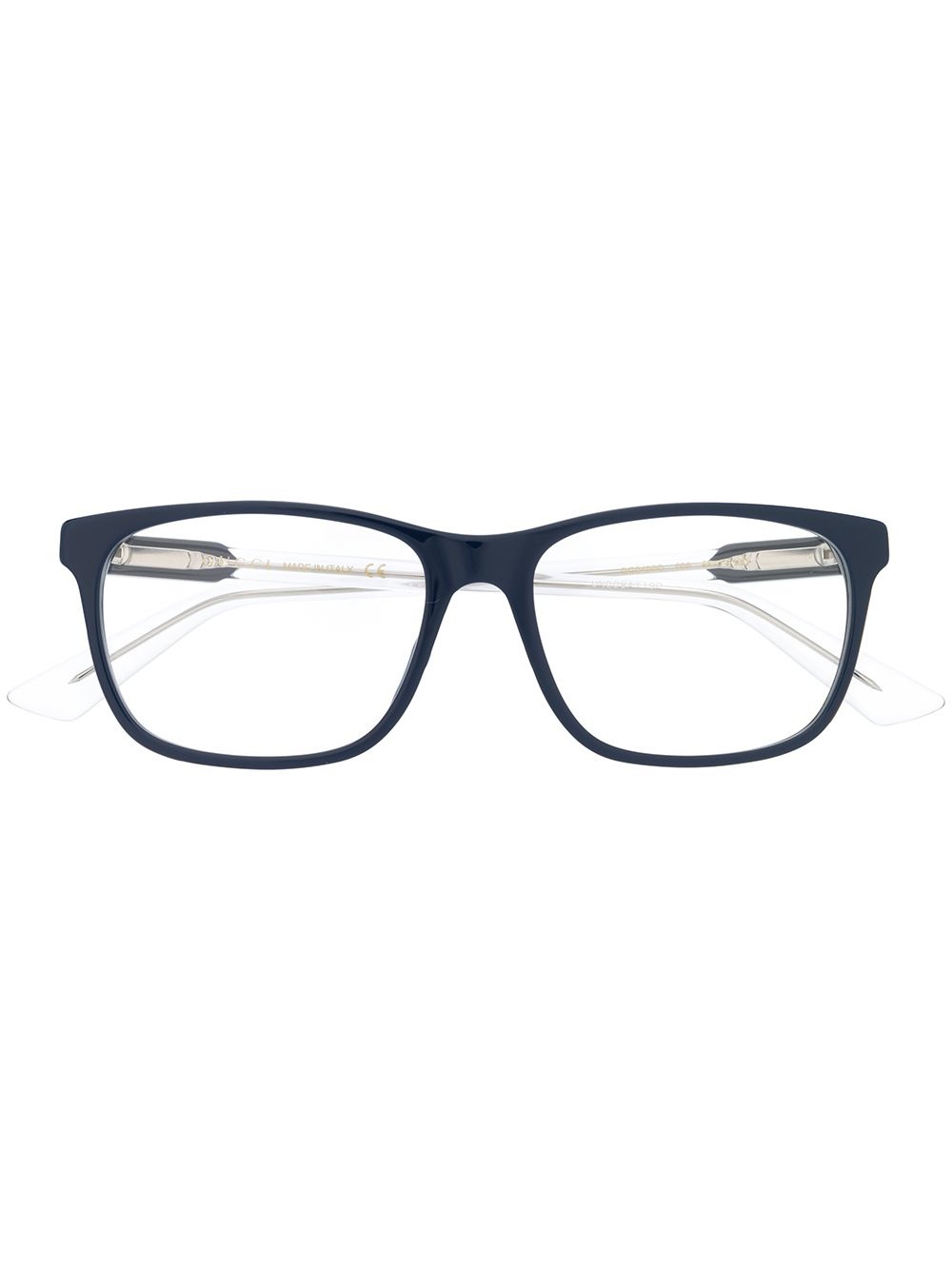 rectangular frame glasses - 1