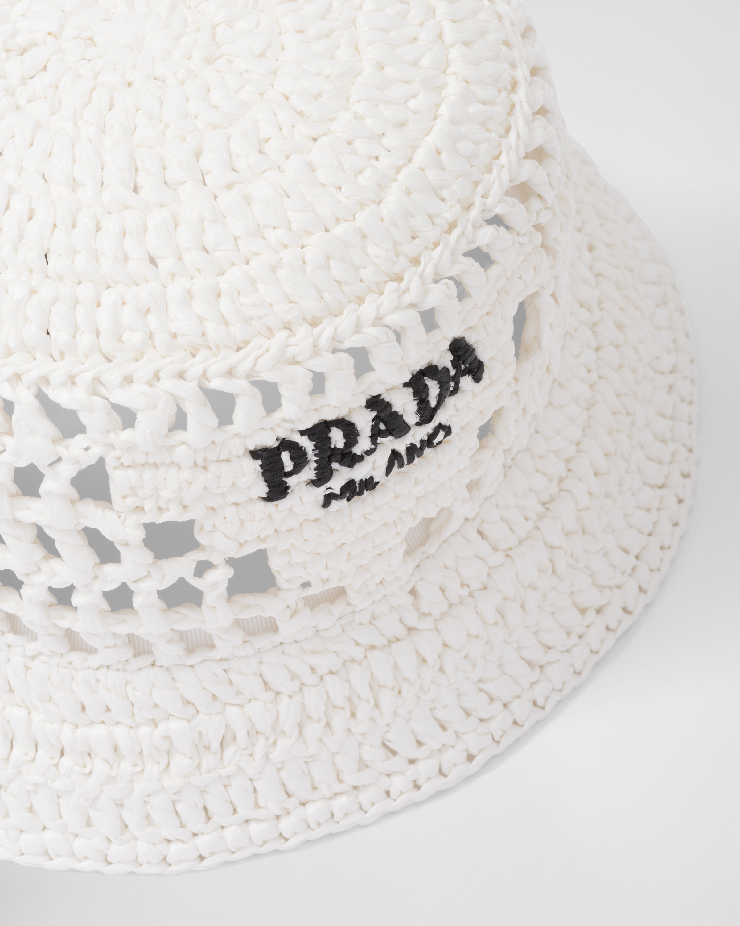 Woven fabric bucket hat - 4