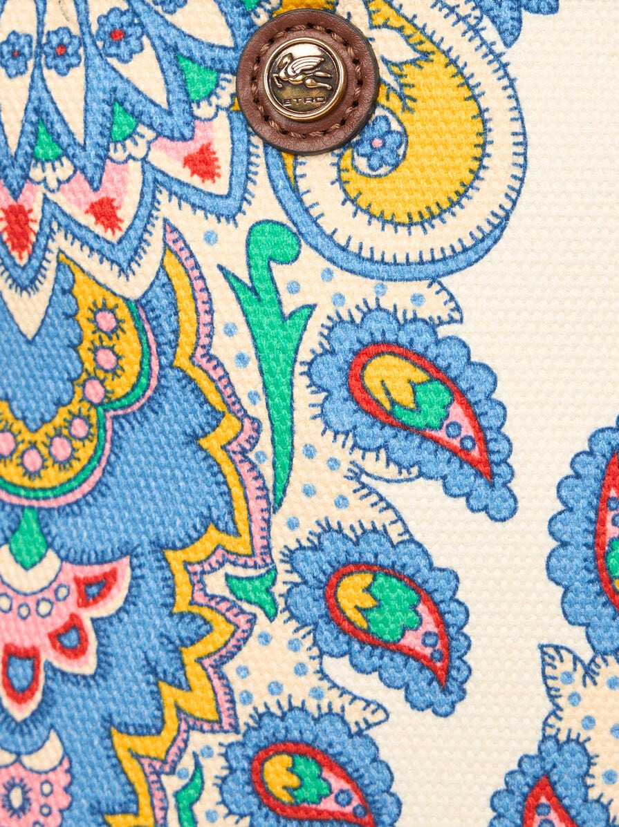 ETRO ESSENTIAL MEDIUM PRINTED CANVAS BAG - 6