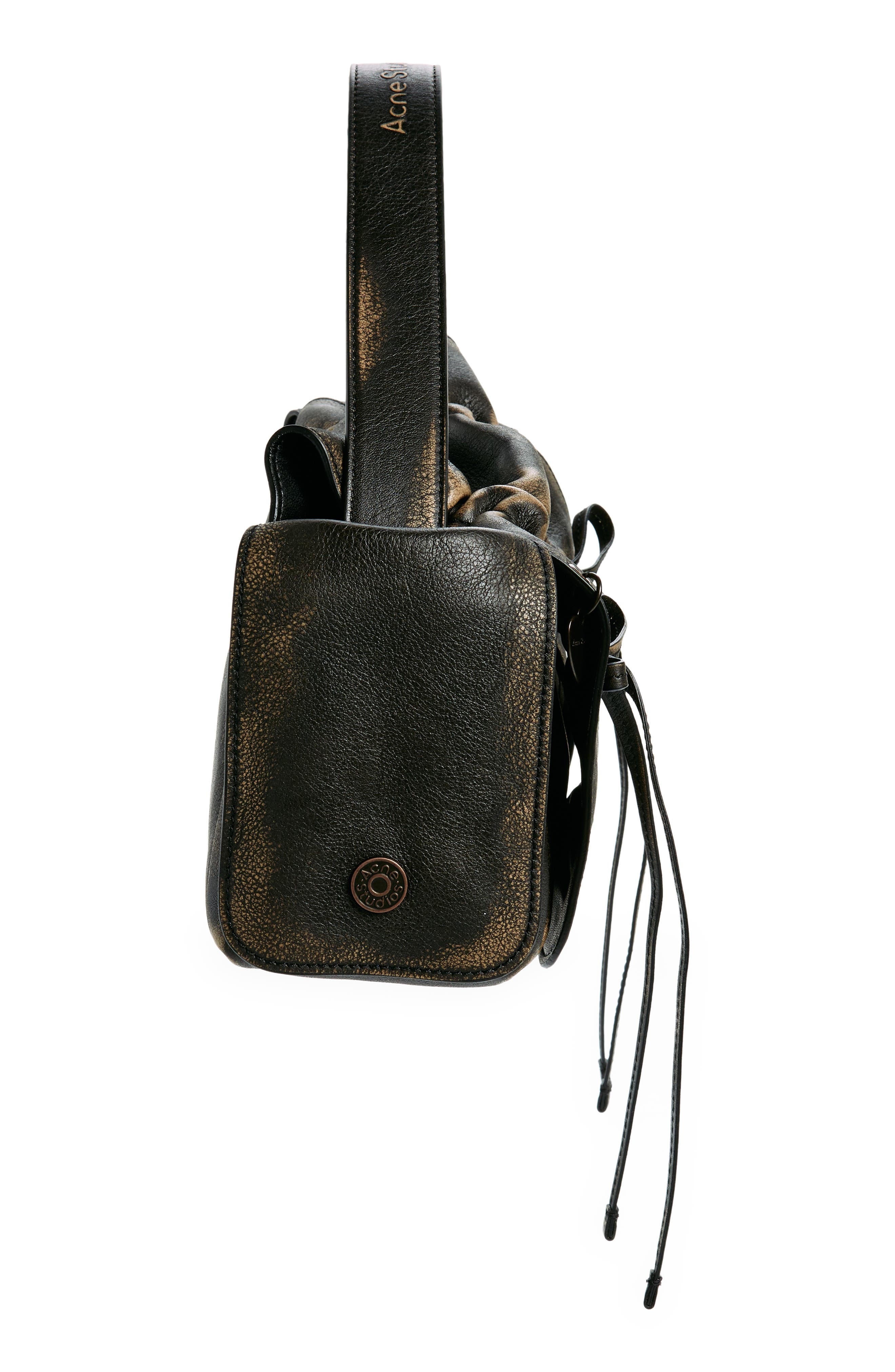 Acne Studios Multipocket Washed Leather Bag in Dark Brown/Beige at Nordstrom - 5