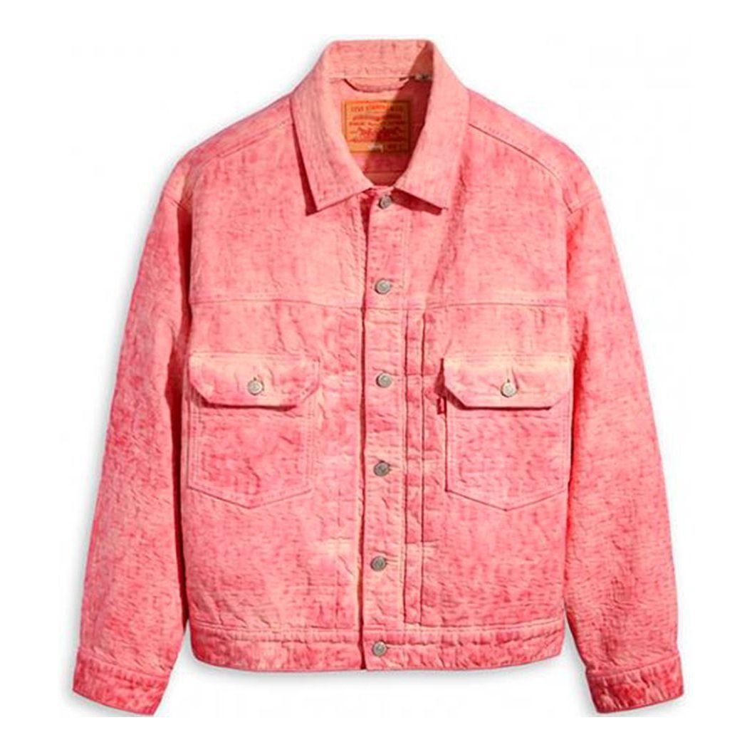 Stussy x Levi's Dyed Jacquard Jacket 'Pink' A5216-0000 - 1