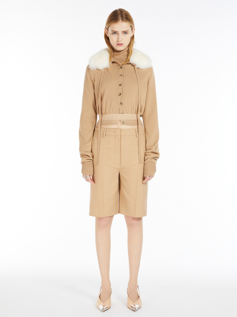 Sportmax SPORT Detachable-collar cardigan outlook