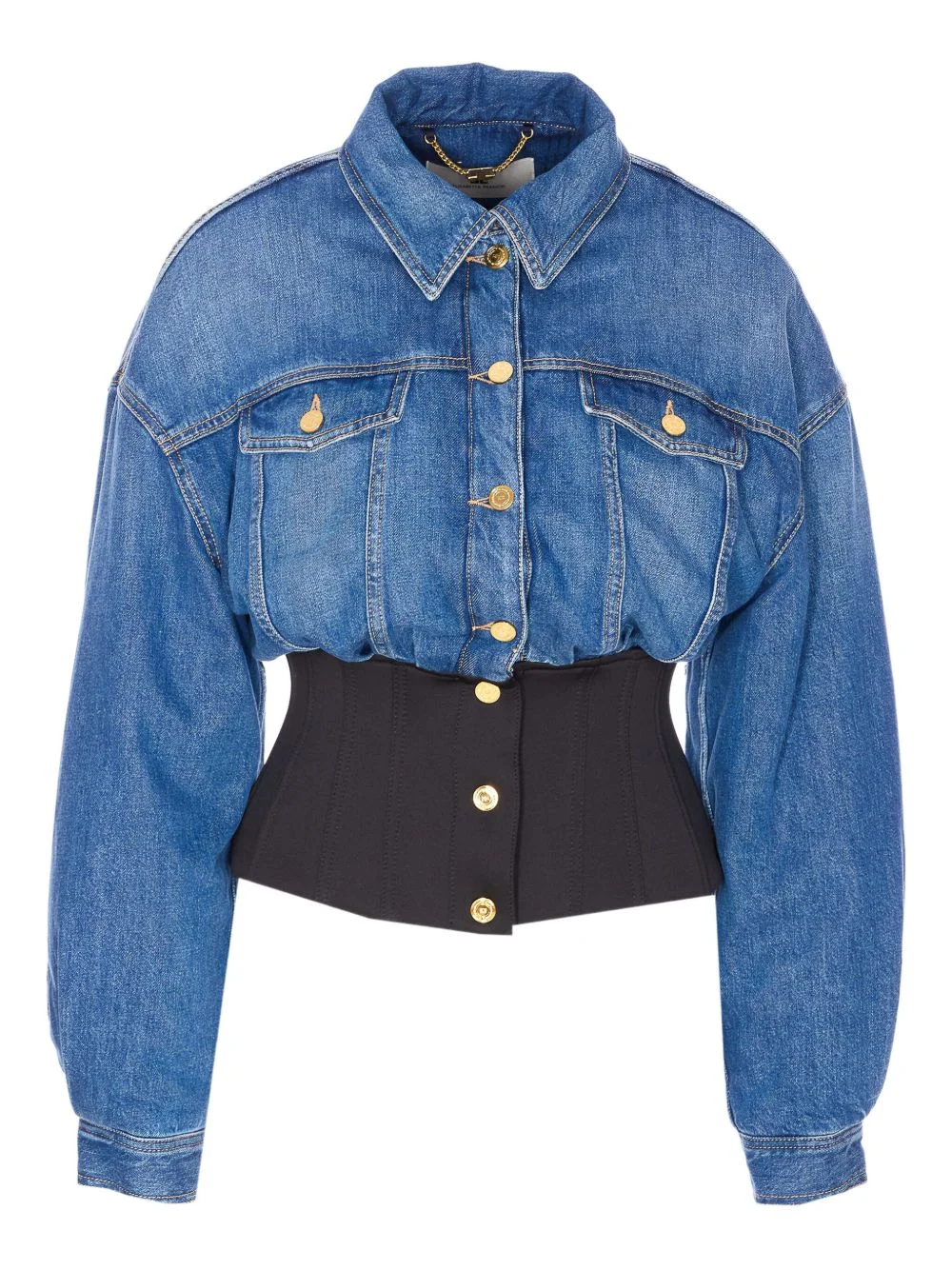 corset denim jacket - 1