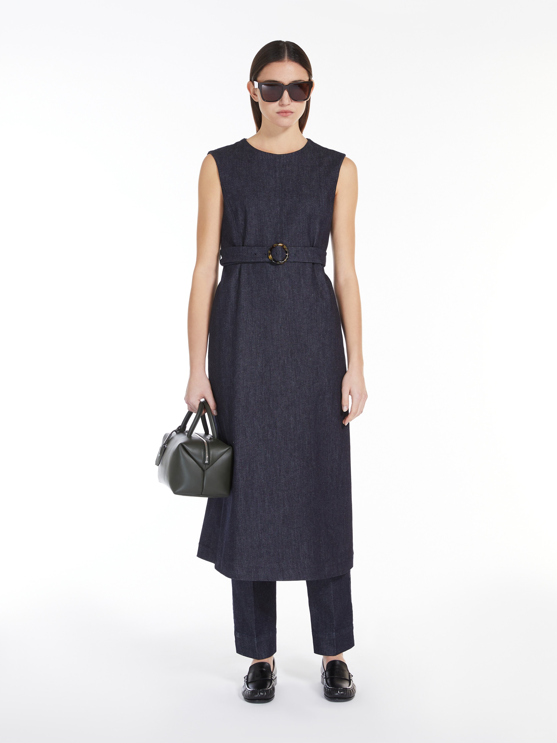 LUCILLA Stretch denim pencil dress - 2