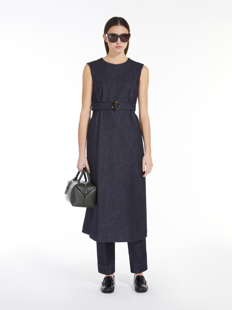 'S Max Mara LUCILLA Stretch denim pencil dress outlook