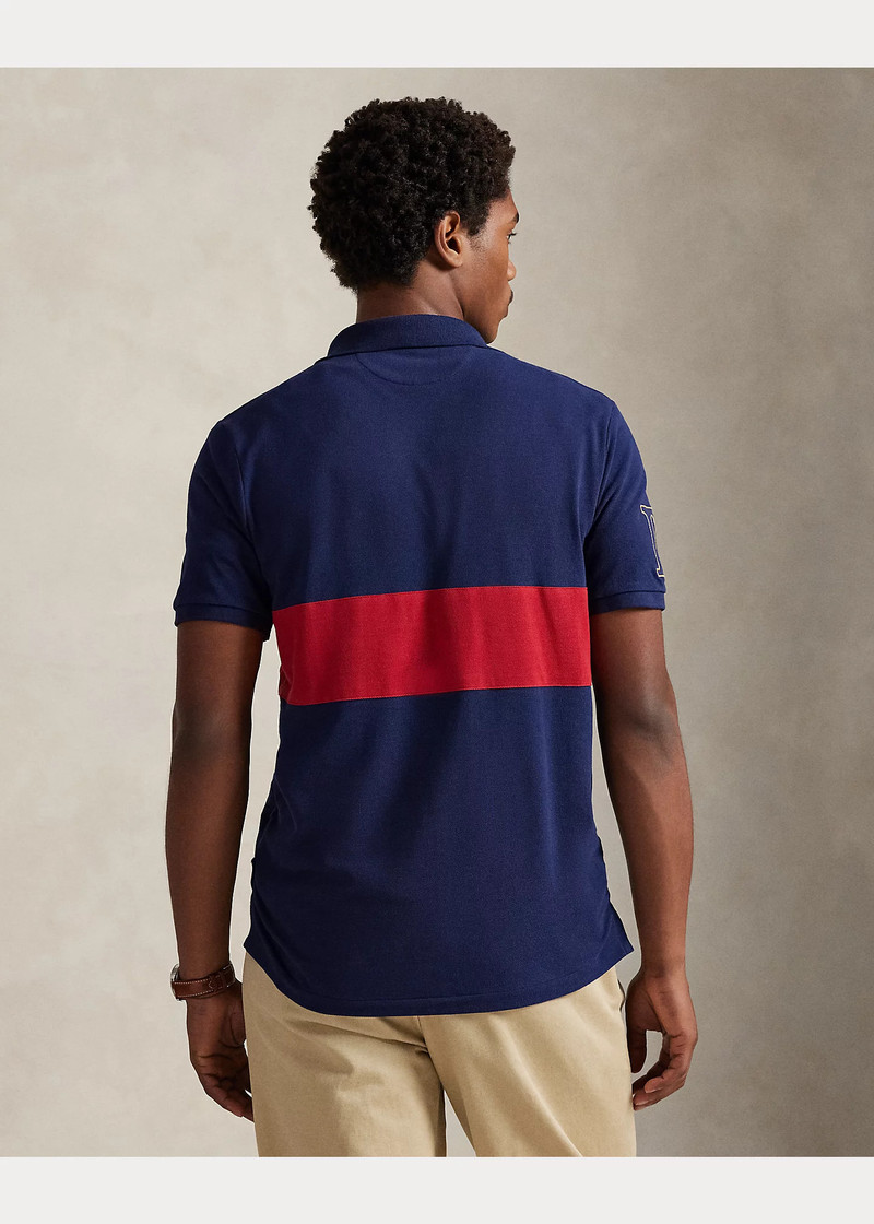 Classic Fit Crest Mesh Polo Shirt 4