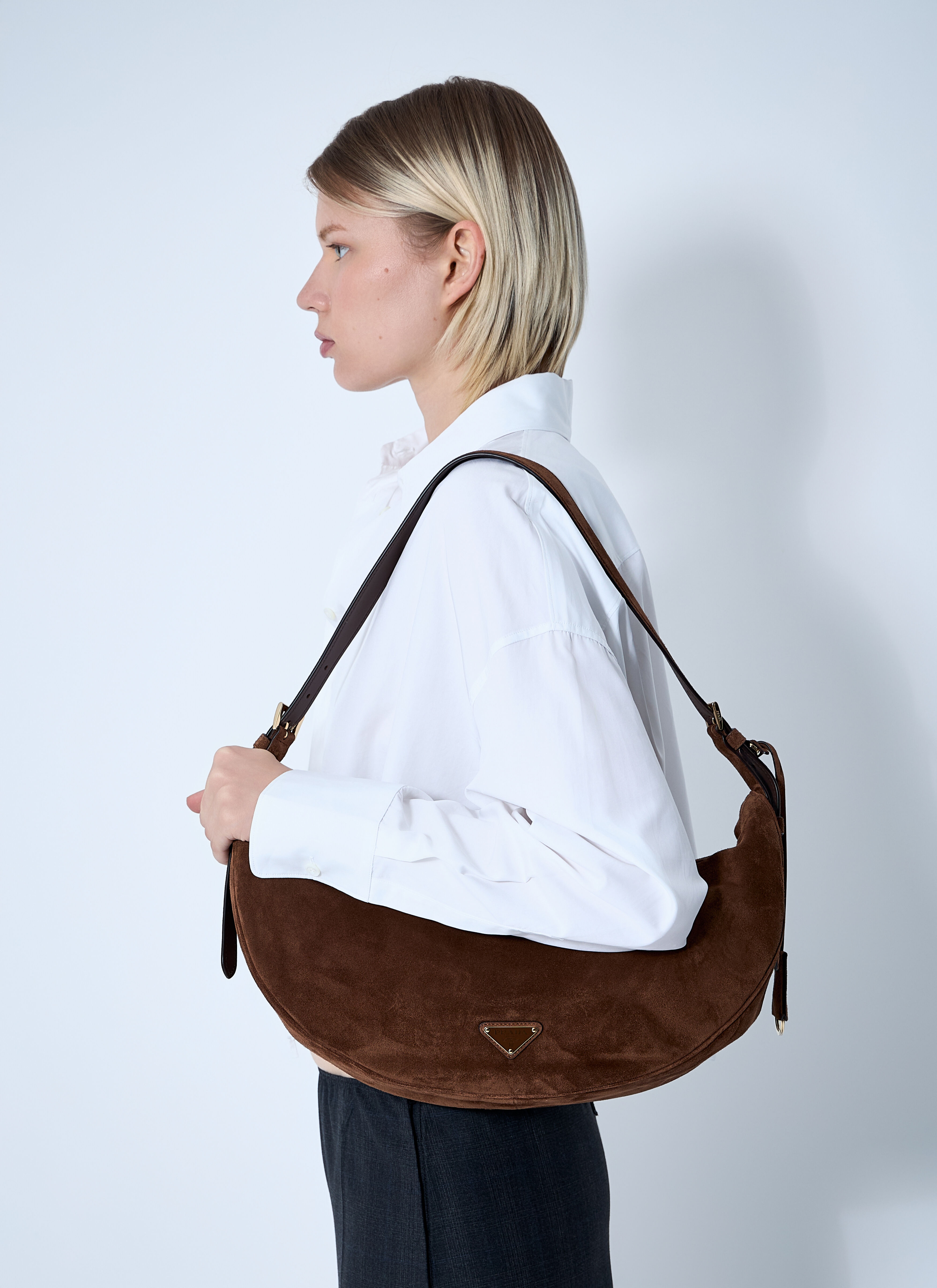 Small Suede Shoulder Bag - 2