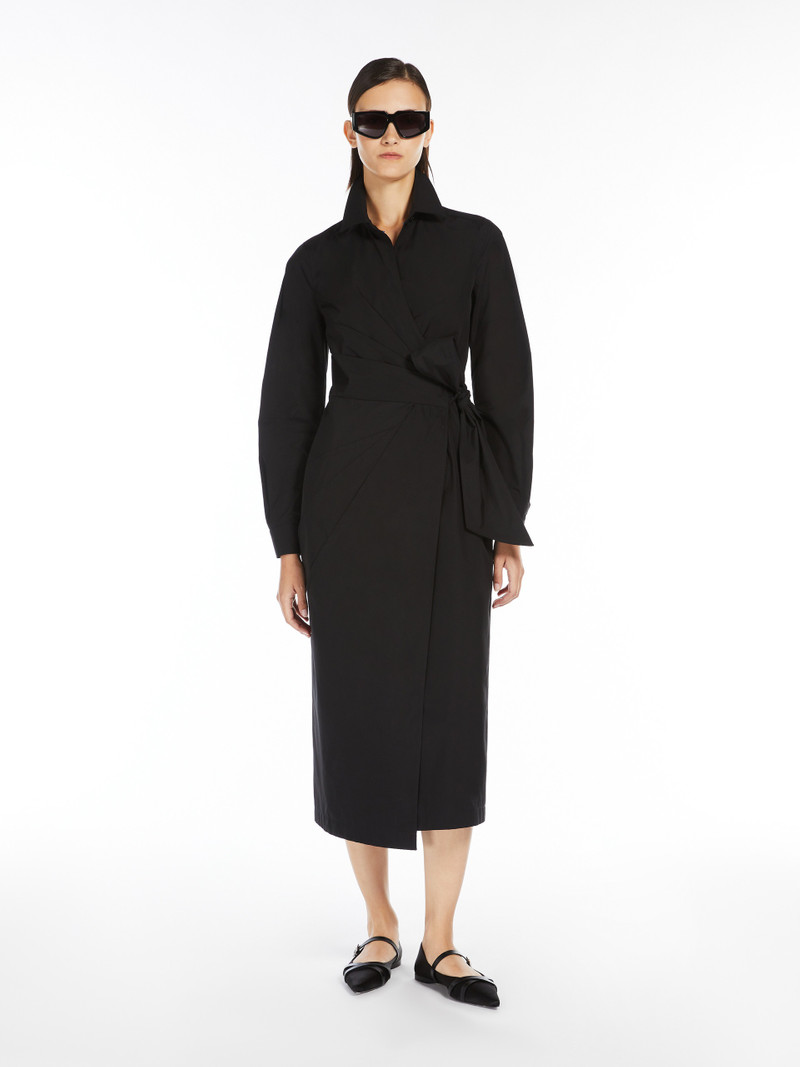 Max Mara AGRUME Cotton crossover dress outlook