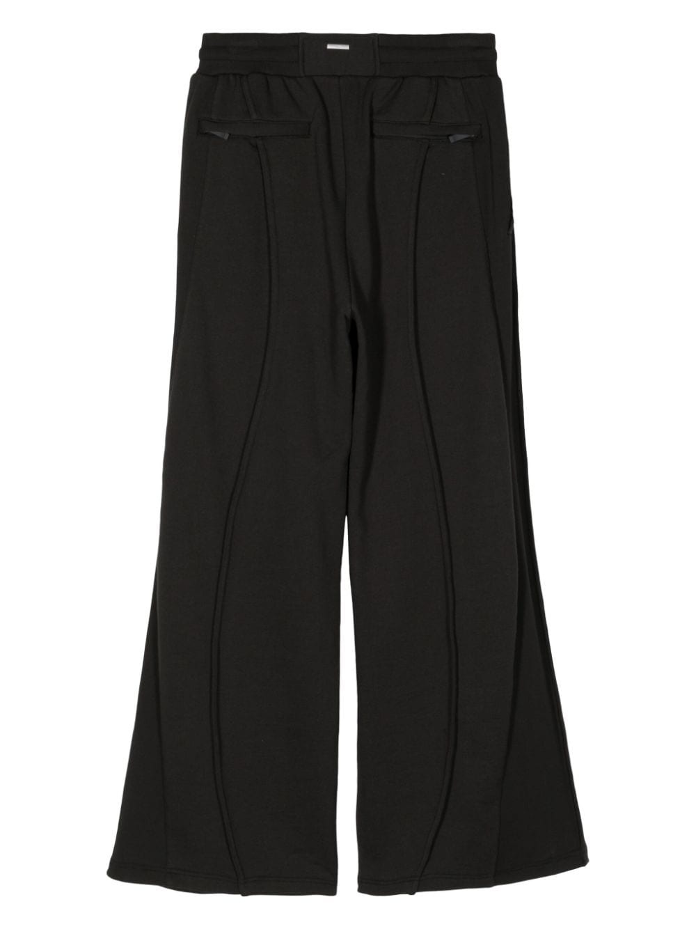 cotton wide-leg track pants - 2