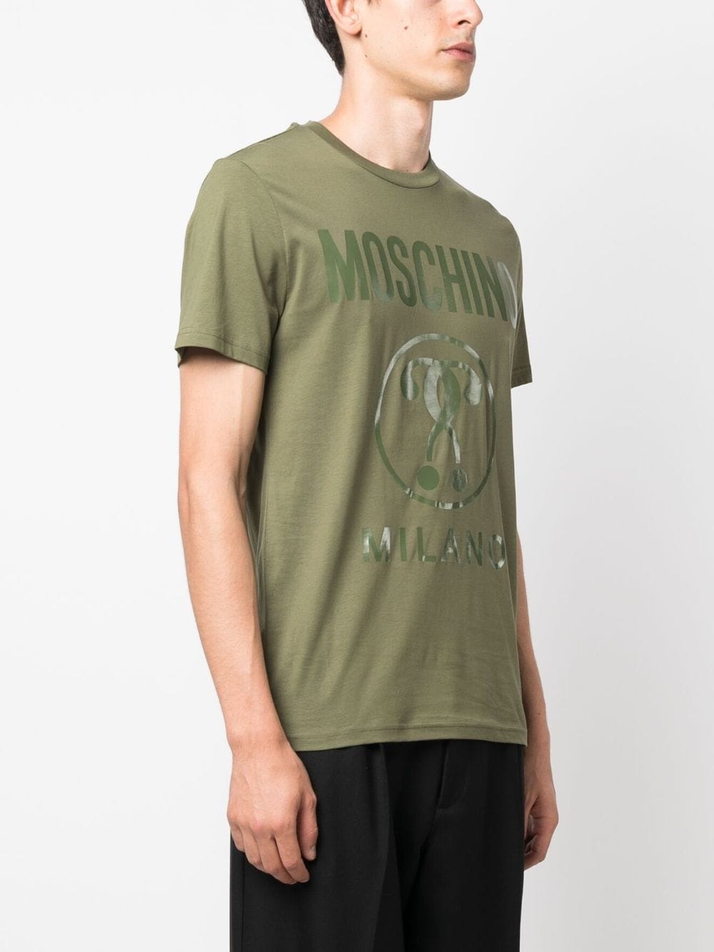 logo-print organic-cotton T-shirt - 3