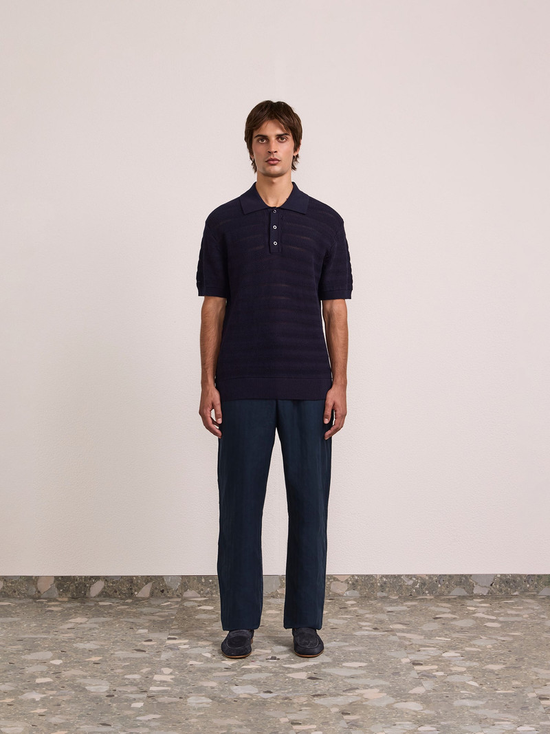 VIDAL COTTON JACQUARD POLO 3