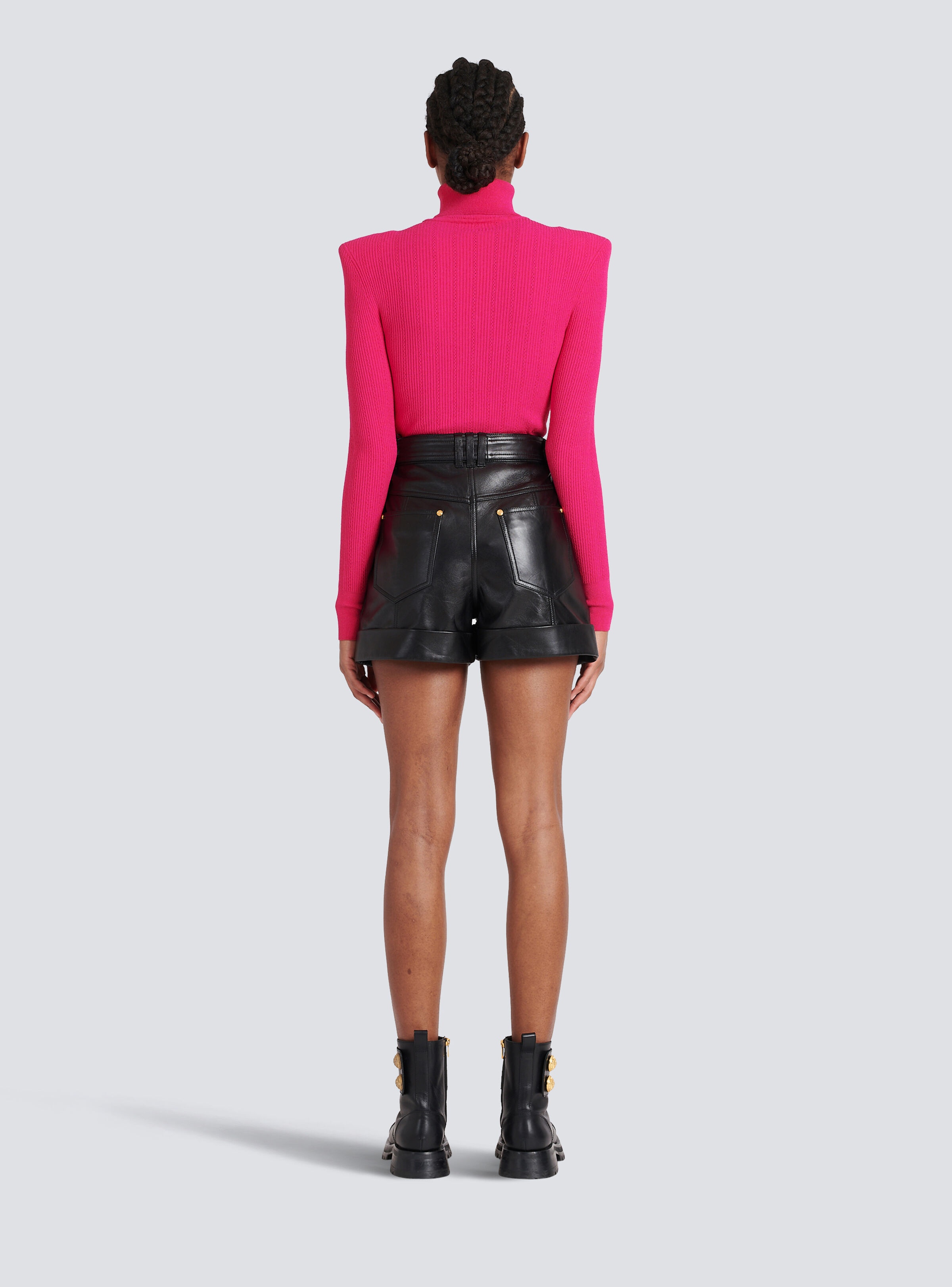 Knit sweater with gold-tone buttons - 5