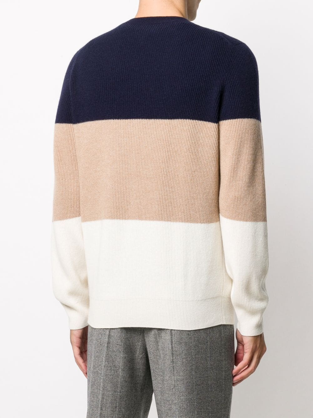 colour block jumper - 4