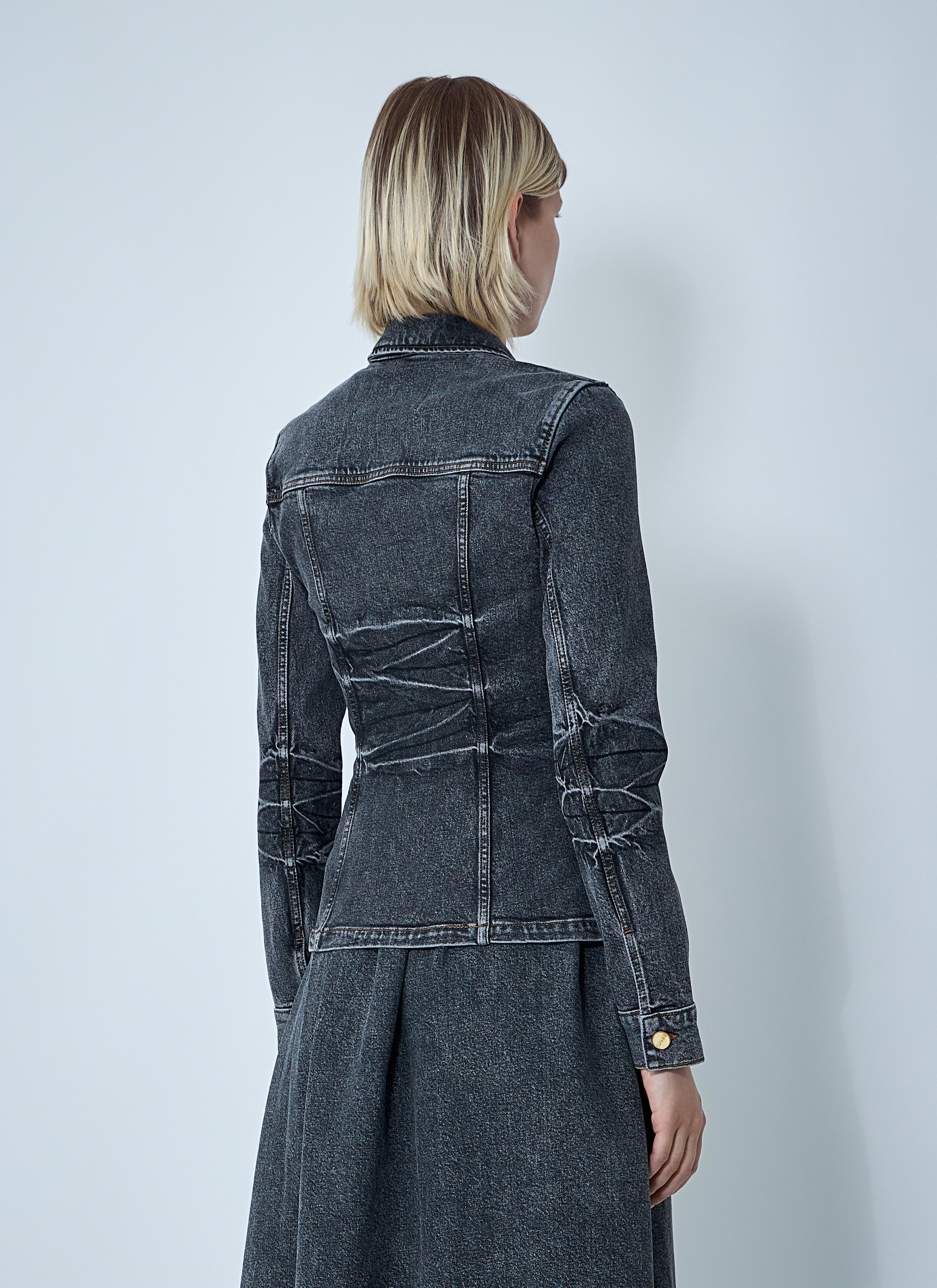 Stretch Denim Jacket - 4
